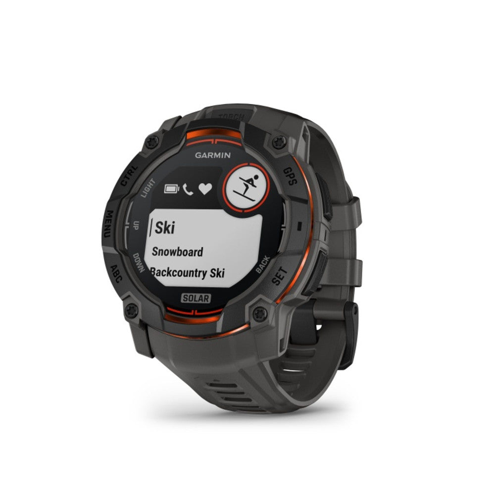 Garmin 010-02935-00 Instinct® 3 – 50 mm, Solar Quartz Men's Watch