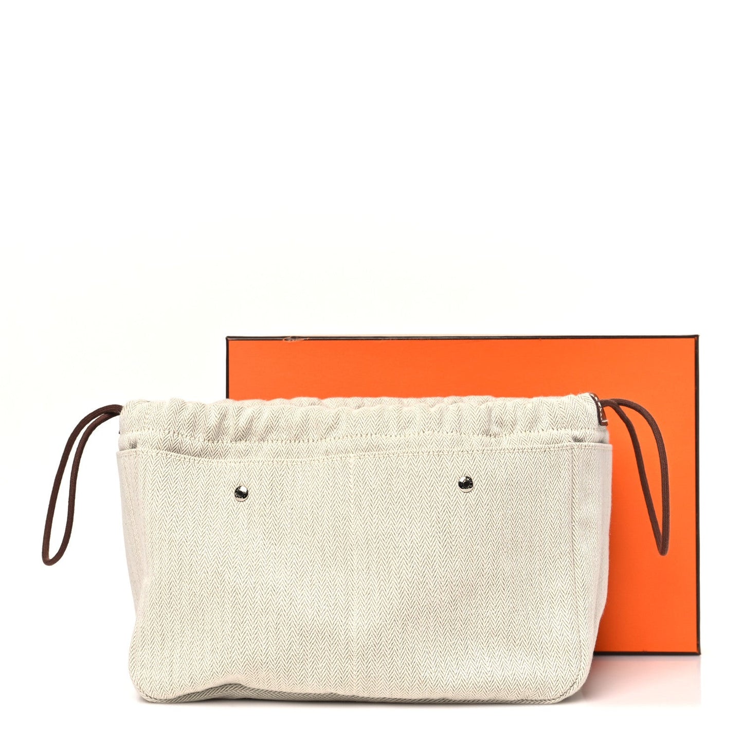 Canvas Barenia Fourbi 25 MM Bag Insert Natural Fauve
