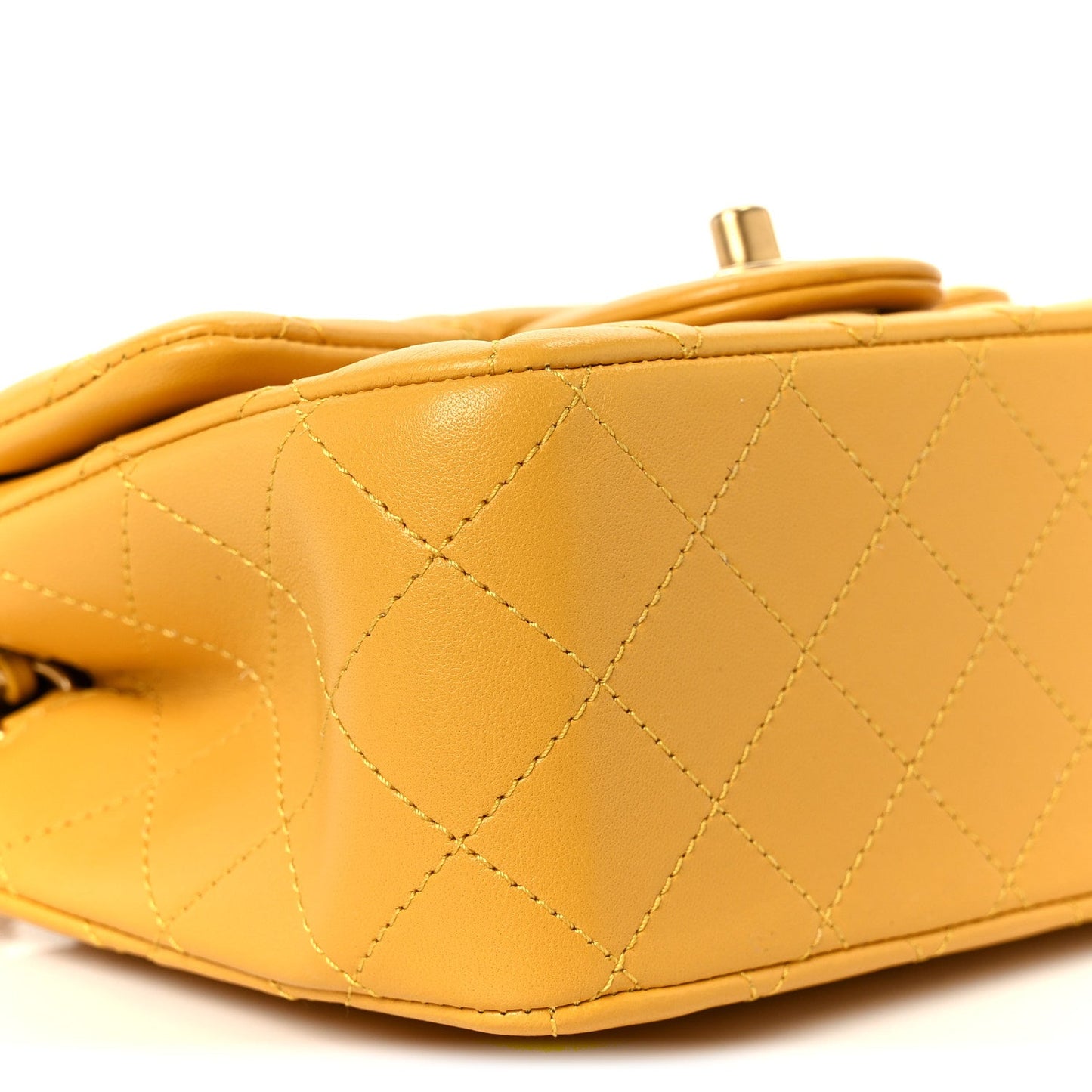 Lambskin Quilted Mini Pearl Crush Flap Juane