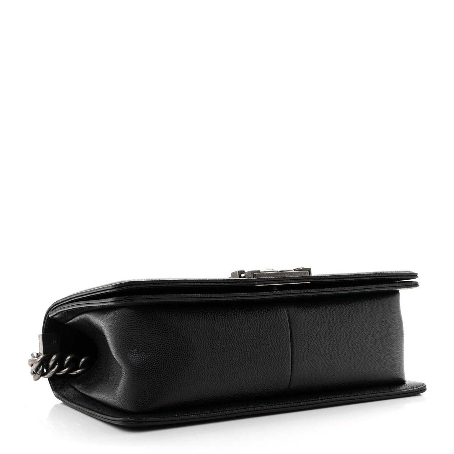 Caviar Quilted Medium Boy Flap Black