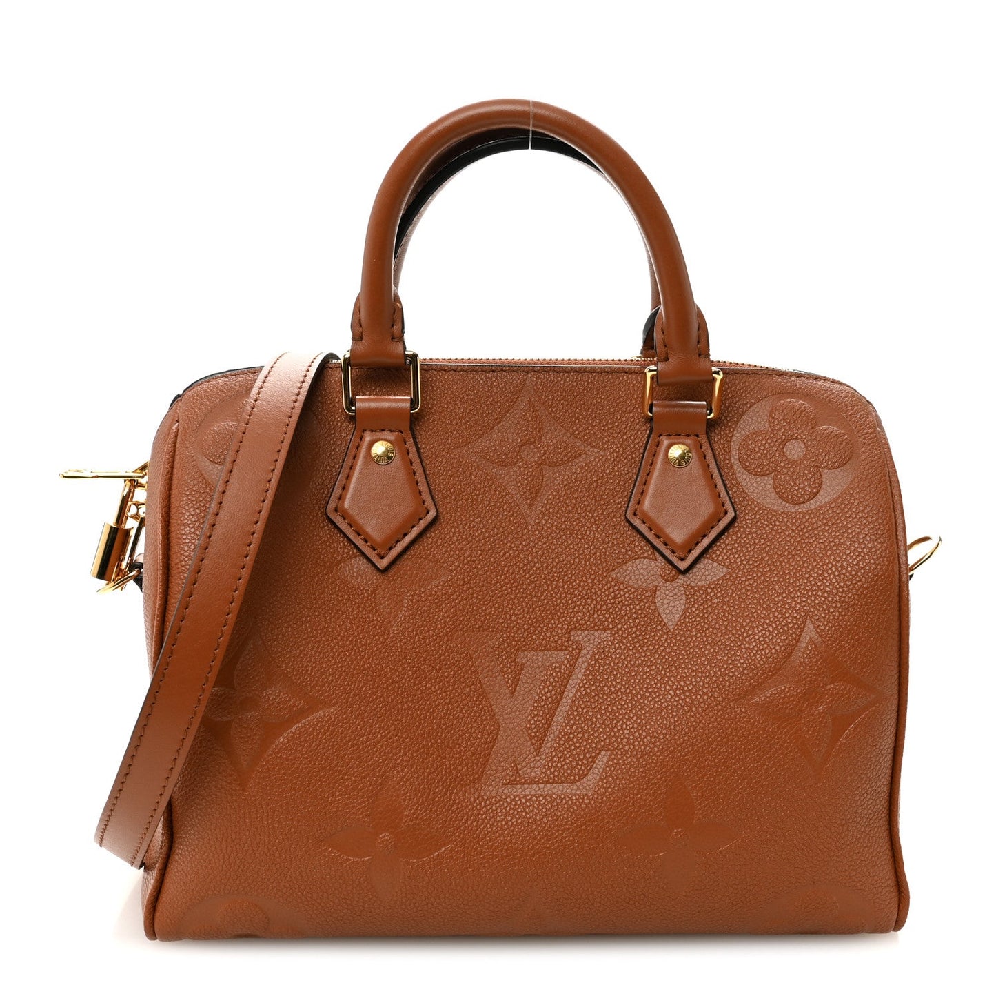 Empreinte Monogram Giant Speedy Bandouliere 25 Cognac