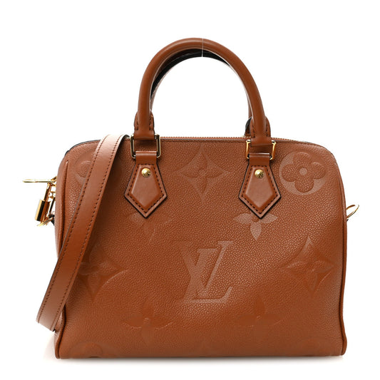 Empreinte Monogram Giant Speedy Bandouliere 25 Cognac