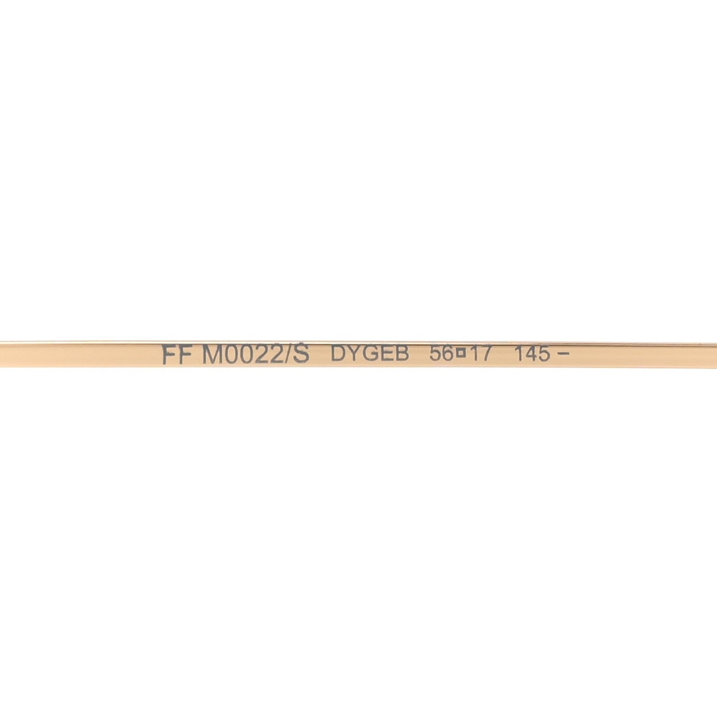 Metal Aviator Sunglasses FFM0022/S Yellow