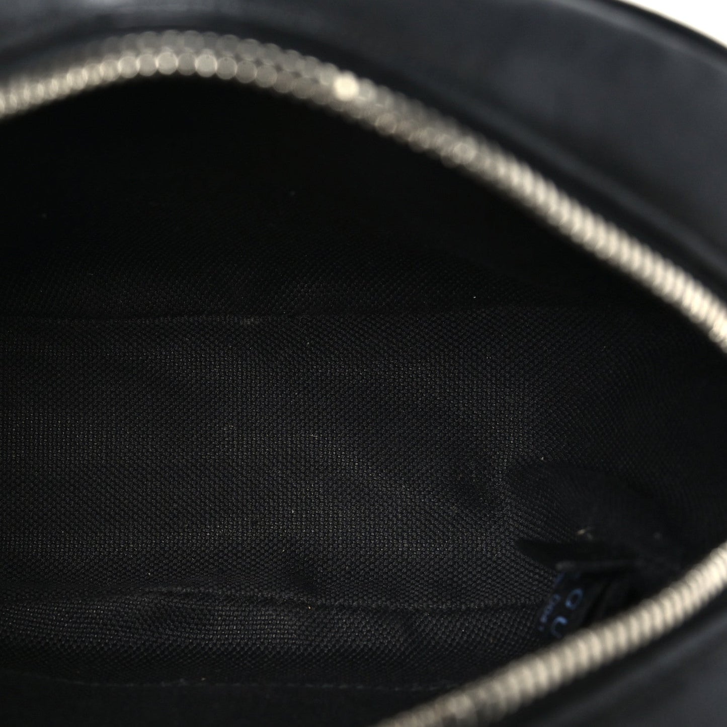 Sakai Be Green Calfskin Diagonal Stitched Mini Blondie Shoulder Bag Black