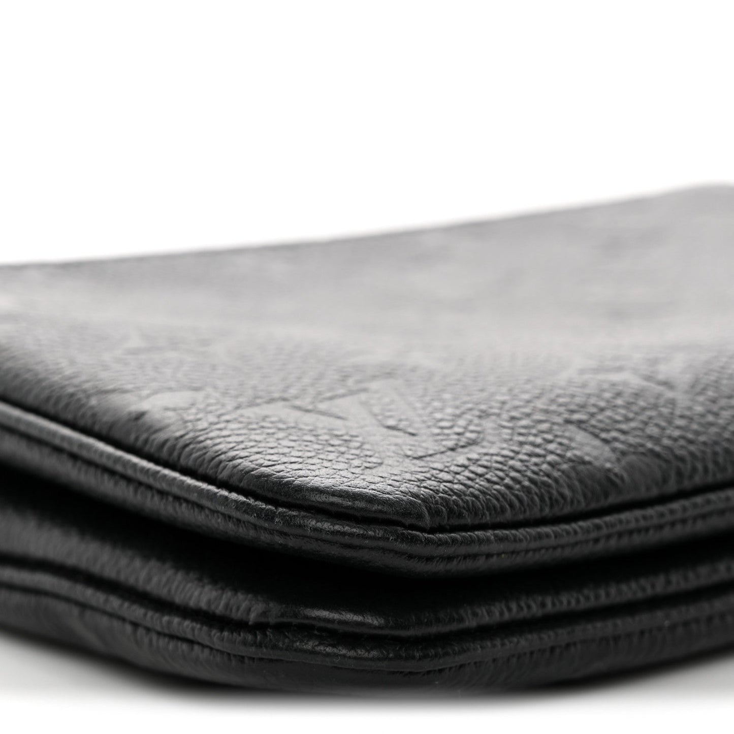 Empreinte Double Zip Pochette Black