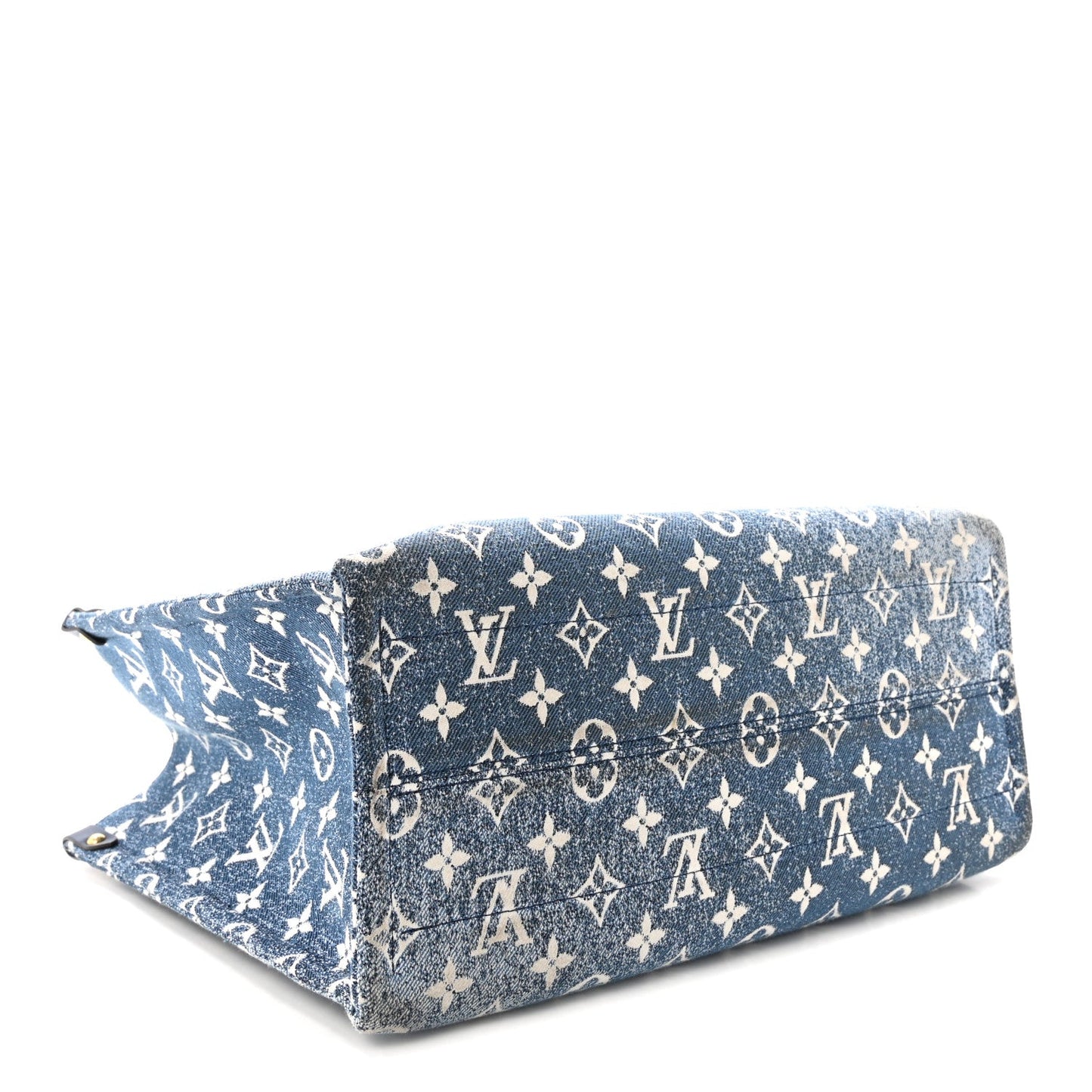 Monogram Jacquard Denim Onthego MM Bleu