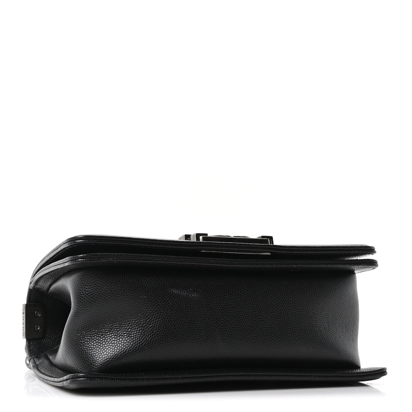 Caviar Quilted Small Boy Flap Black