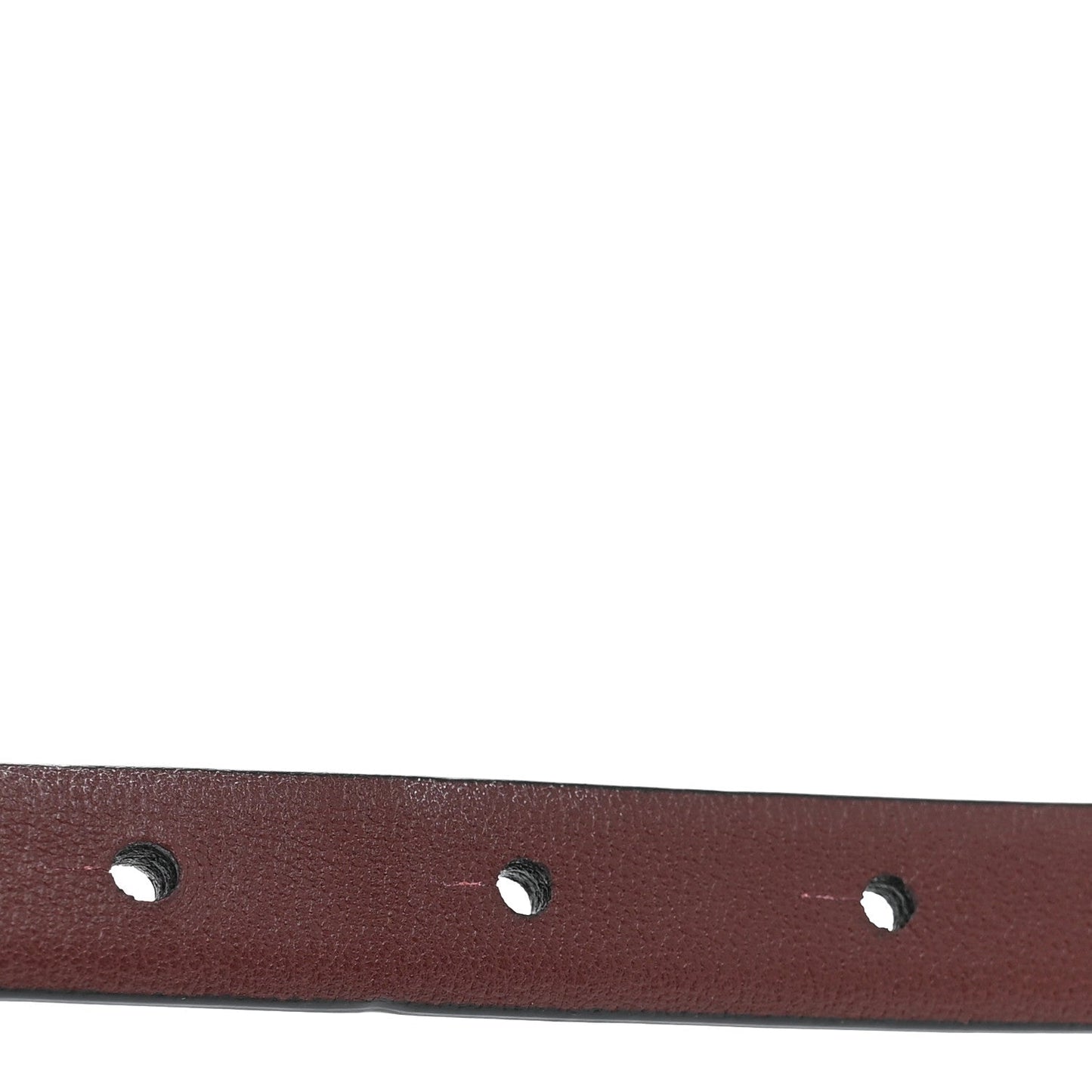 Calfskin CC Reversible Belt 70 28 Black Burgundy