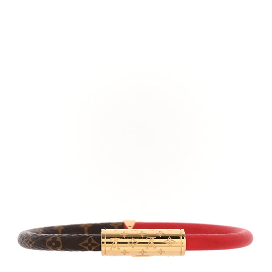 Monogram Daily Confidential Bracelet 17 Red