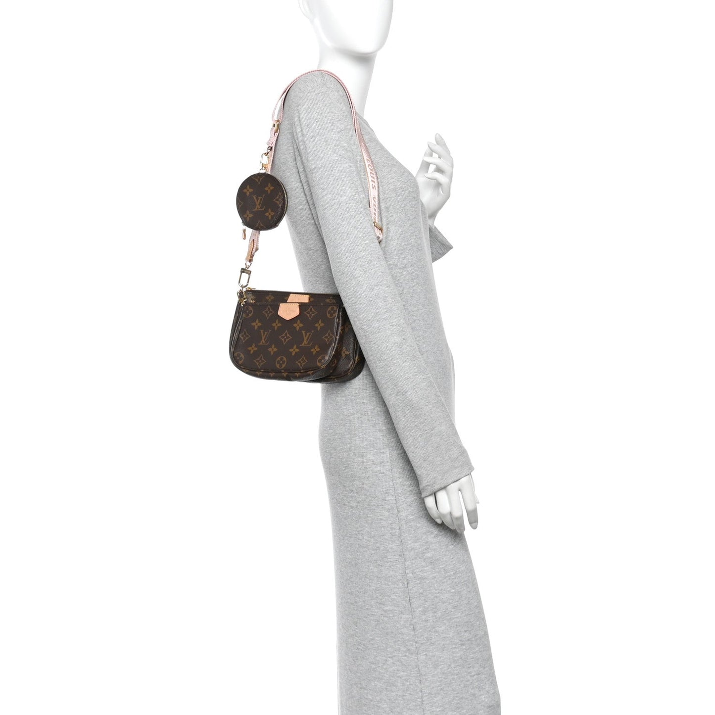 Monogram Multi Pochette Accessories Rose Clair