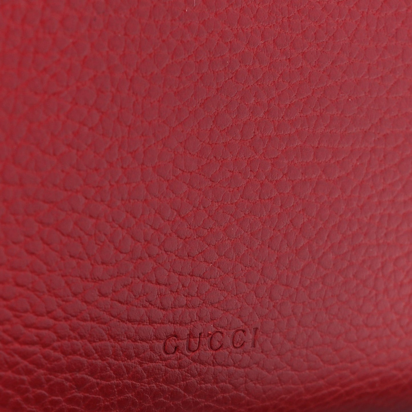 Calfskin Mini Dionysus Chain Wallet Hibiscus Red