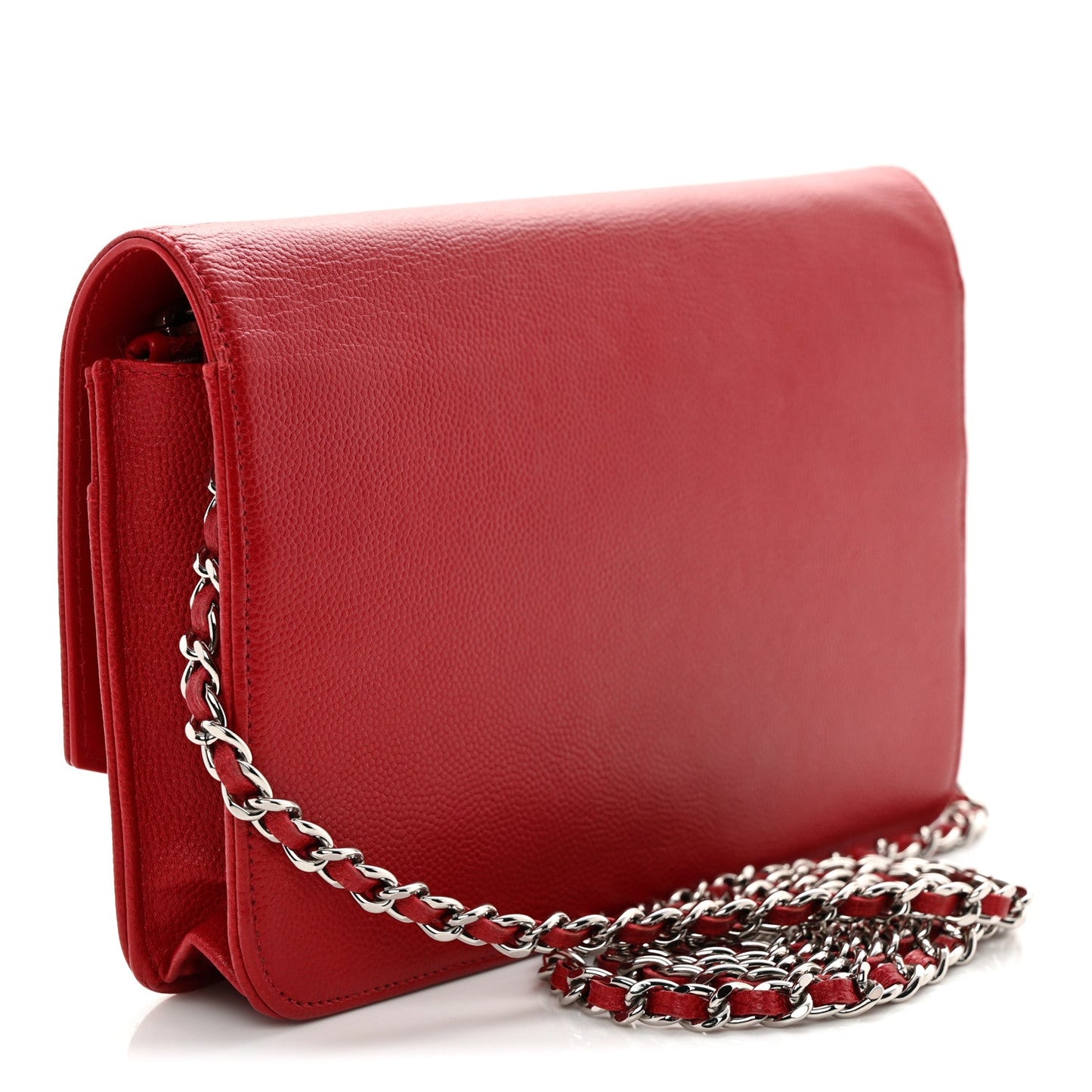 Caviar Sevruga Wallet on Chain WOC Red