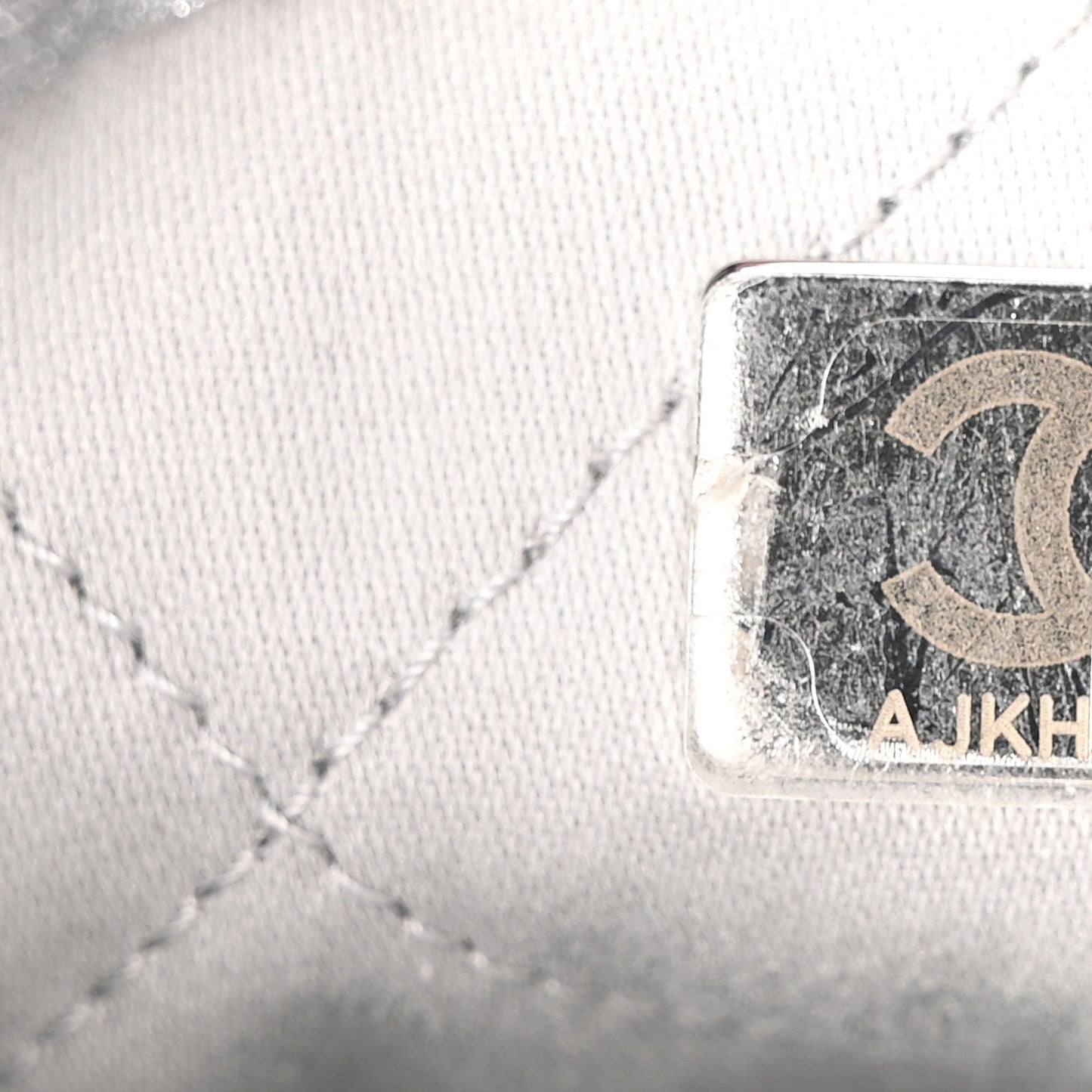 Metallic Lambskin Quilted Mini Chanel 22 Silvery