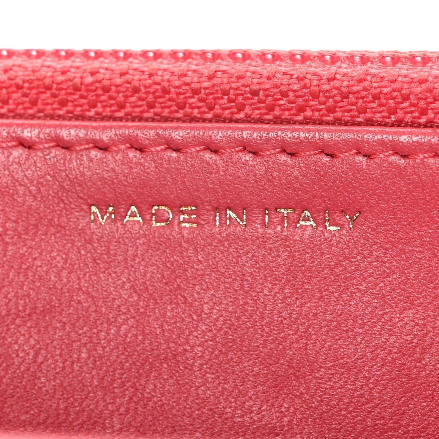 Lambskin Quilted Double Stitch Tassel Wallet On Chain WOC Pink