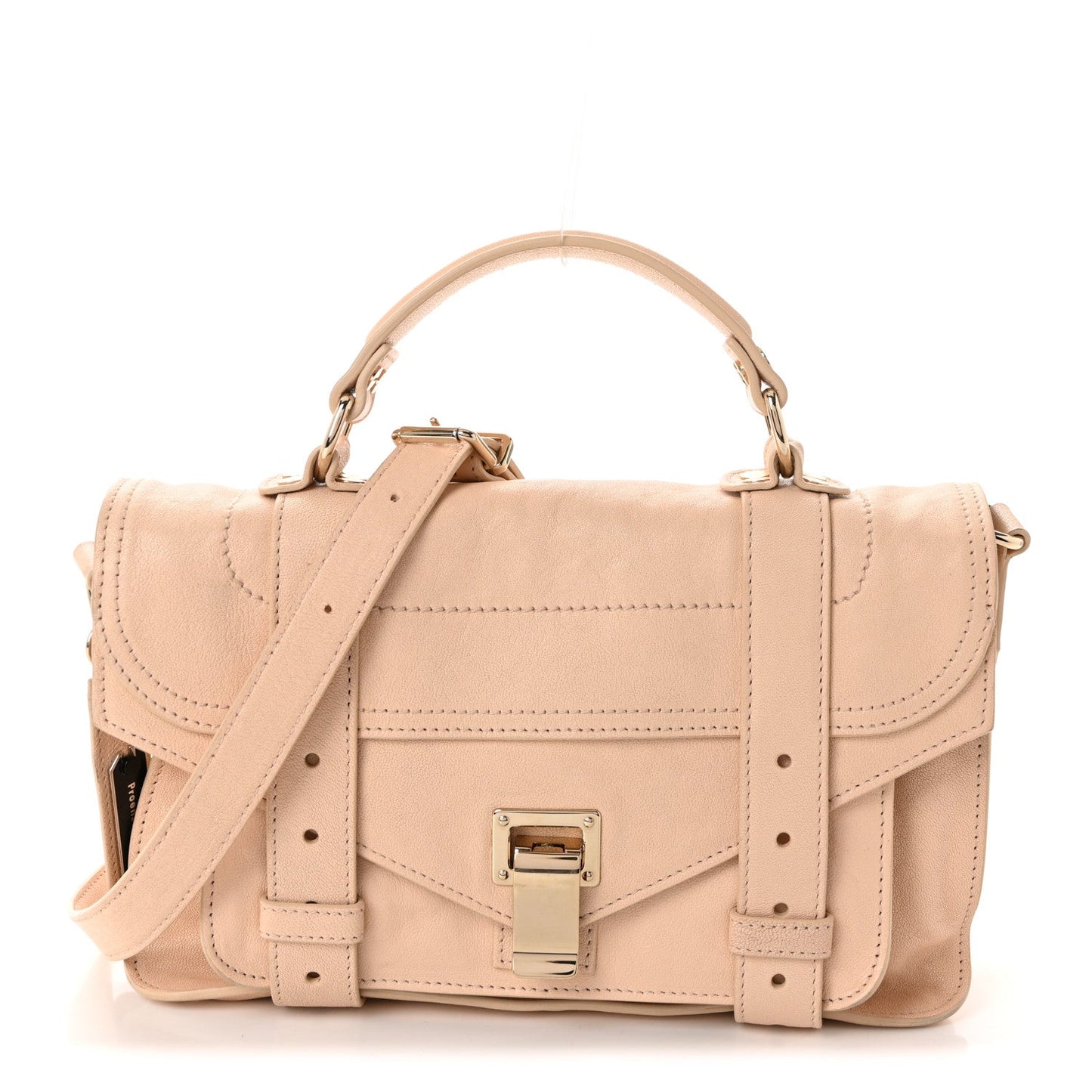 Lambskin Tiny PS1 Satchel Nude