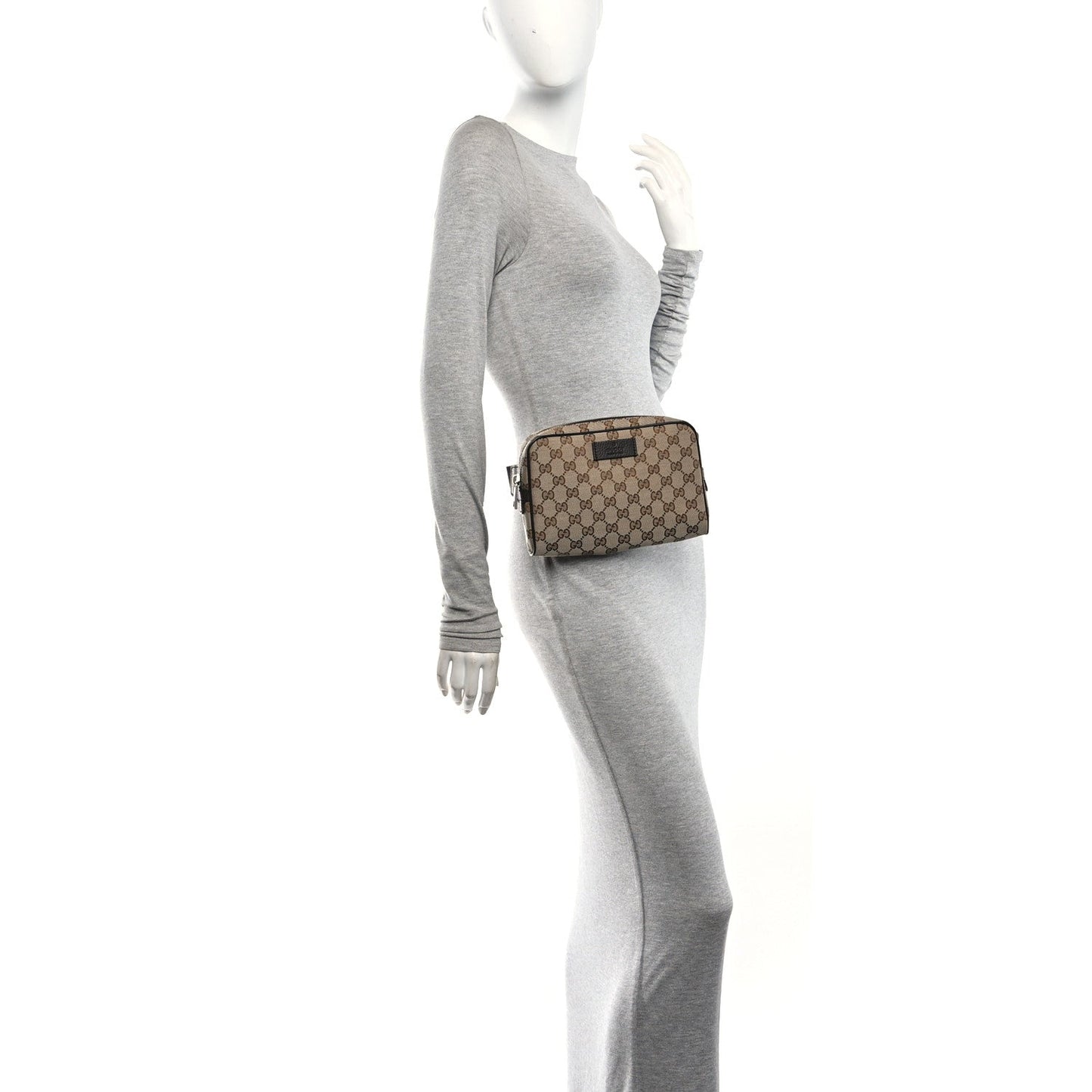 Monogram Belt Bag Dark Brown