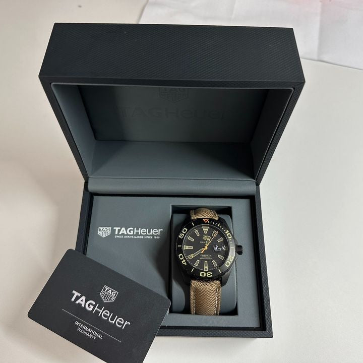 Tag Heuer Aquaracer Black Dial Watch for Men - WAY208C.FC6383