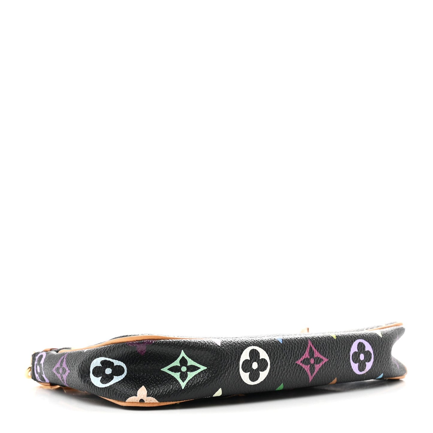 Monogram Multicolor Pochette Accessories Black