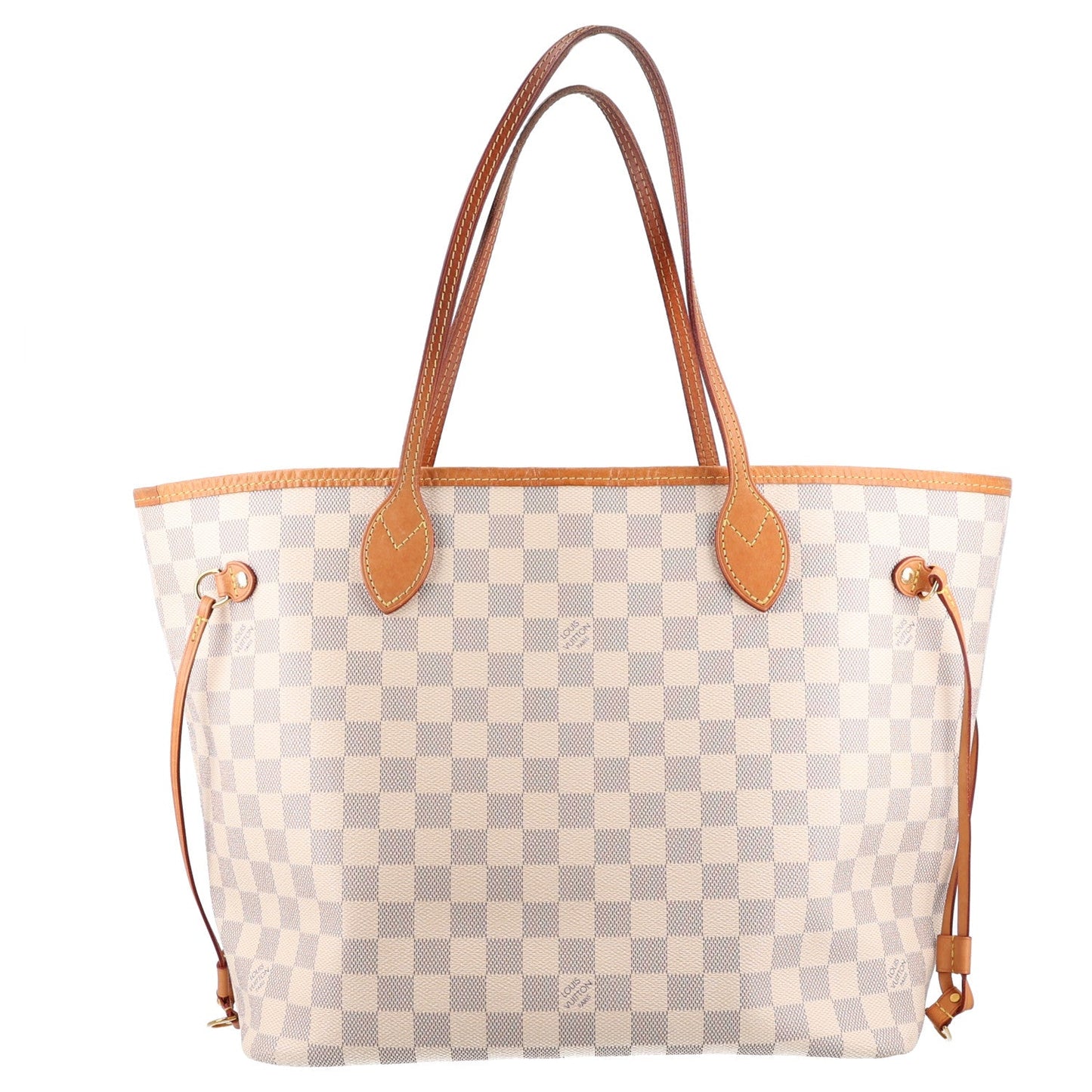Damier Azur Neo Neverfull MM Rose Ballerine