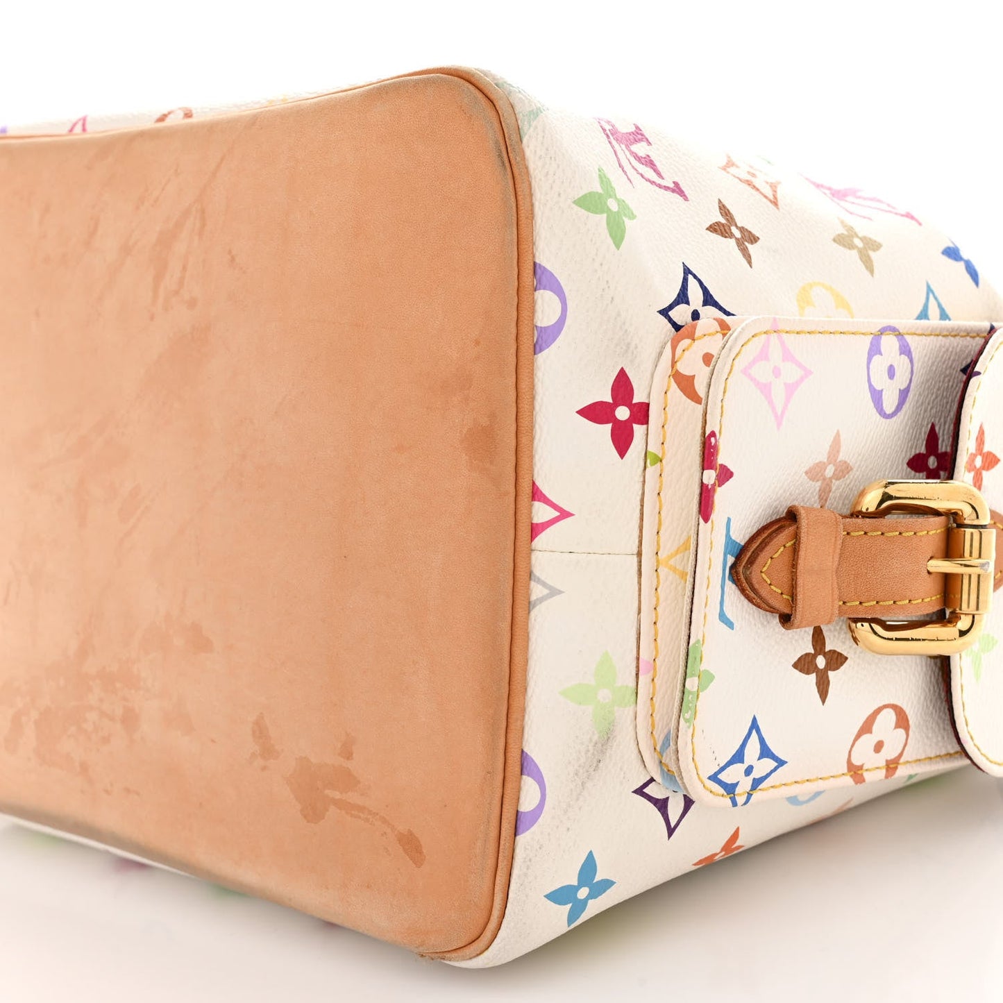 Monogram Multicolor Petit Noe White