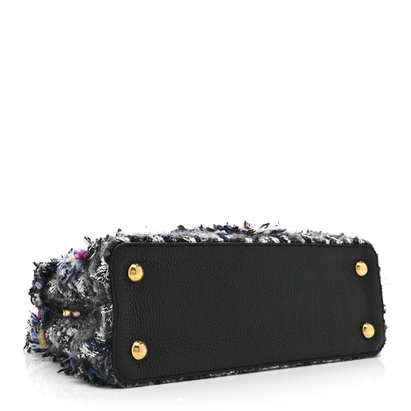 Tweed Calfskin Capucines MM Multicolor