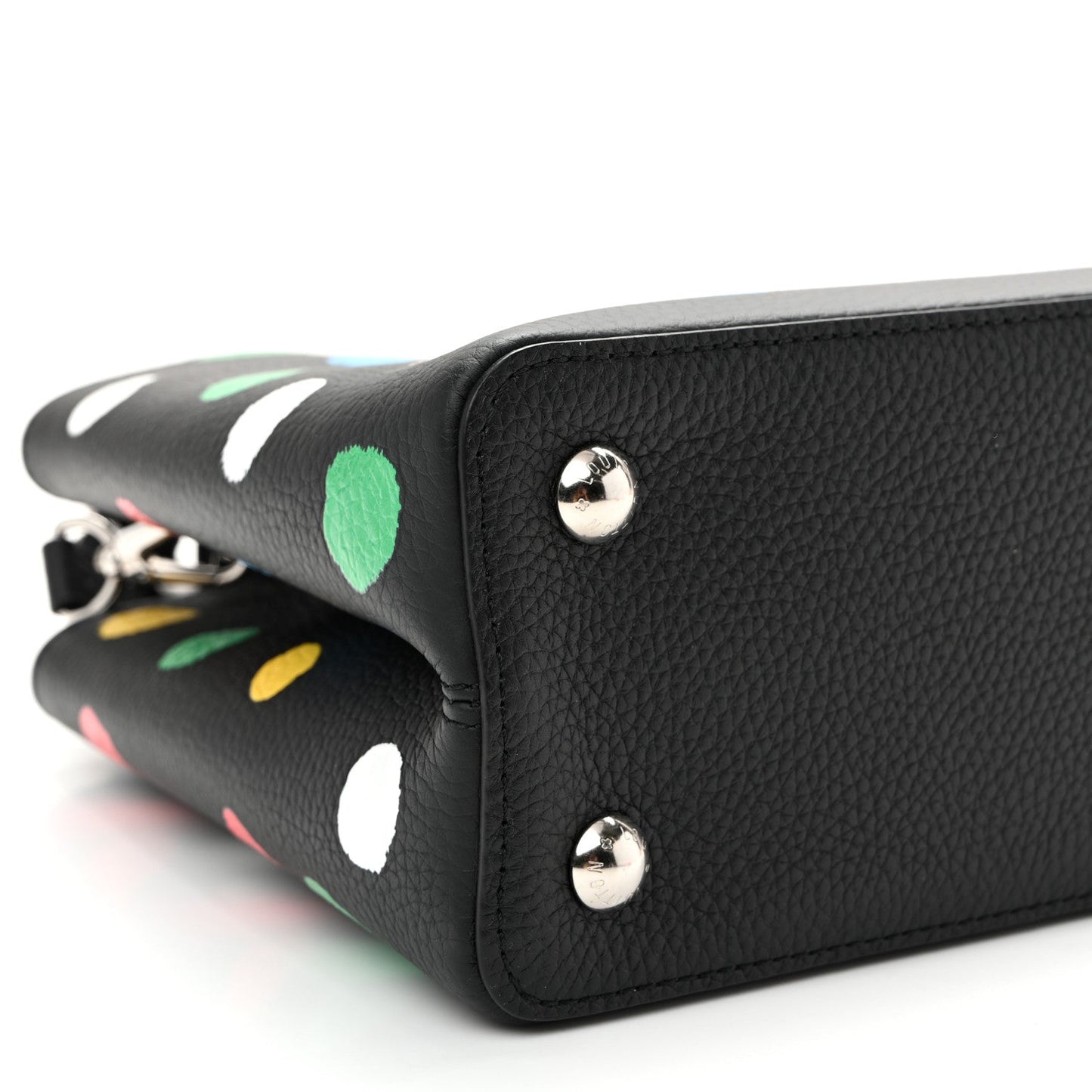 LV X YK Taurillon Capucines MM Black