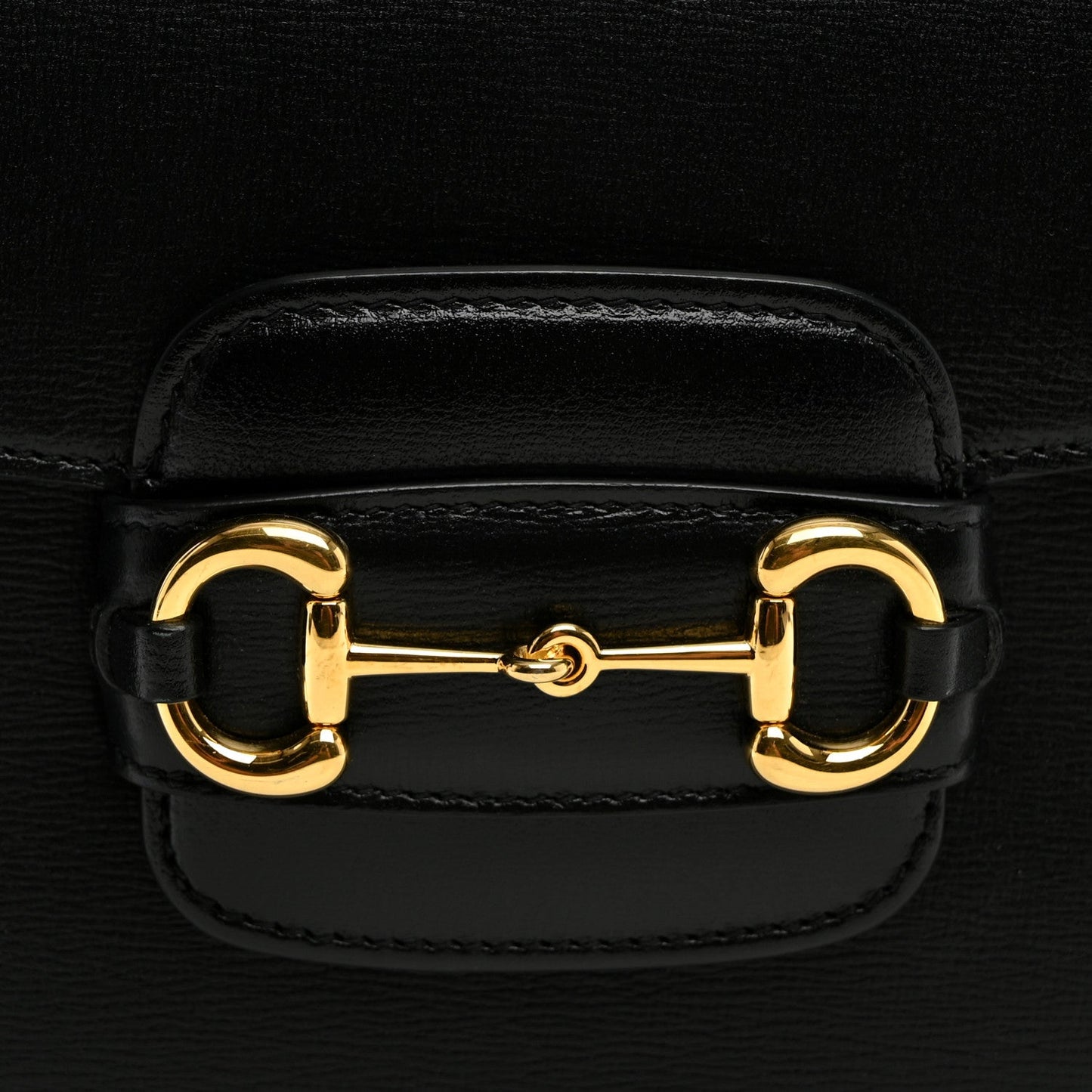 Azalea Calfskin Horsebit 1955 Shoulder Bag Black