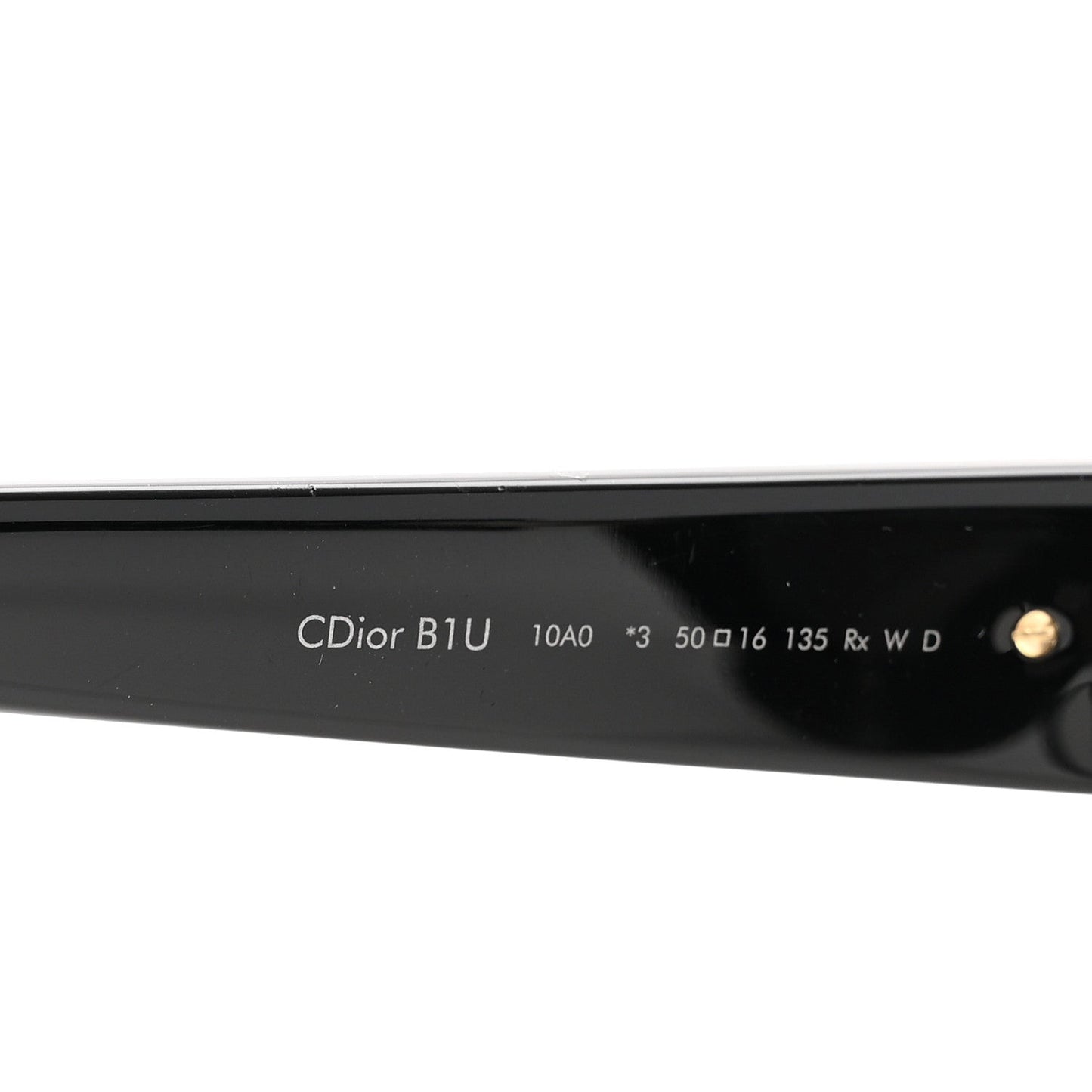 Acetate CDior B1U Cat Eye Sunglasses Black
