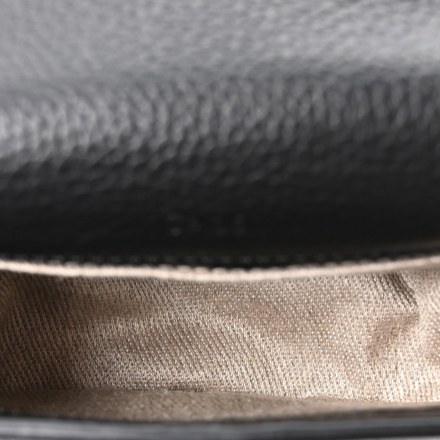 Calfskin Nano Marcie Saddle Bag Black