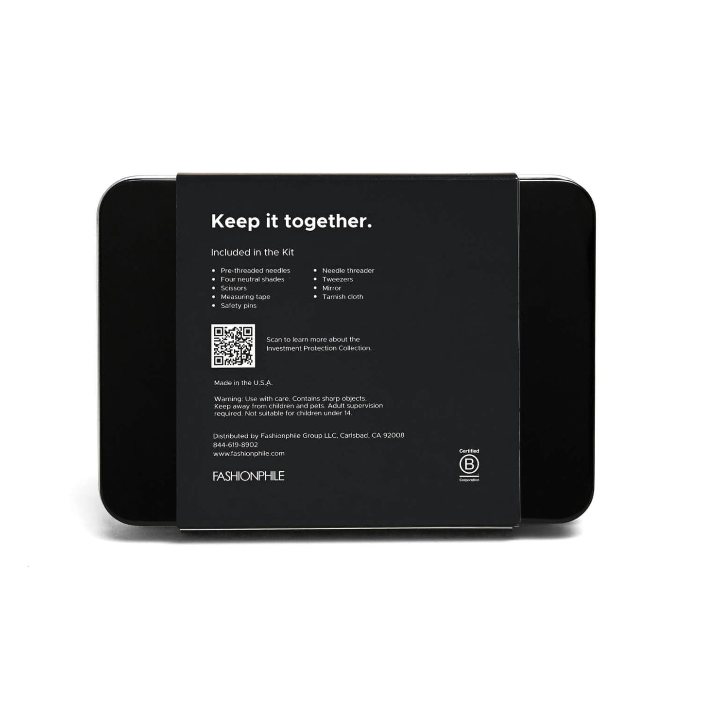 Mending & Repair Kit Black and brown.