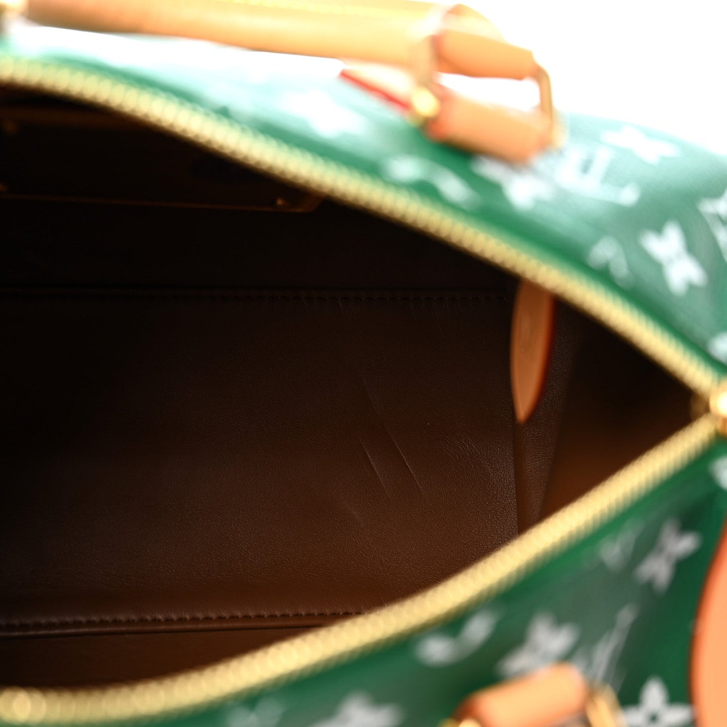 Calfskin Monogram Speedy P9 Bandouliere 25 Green