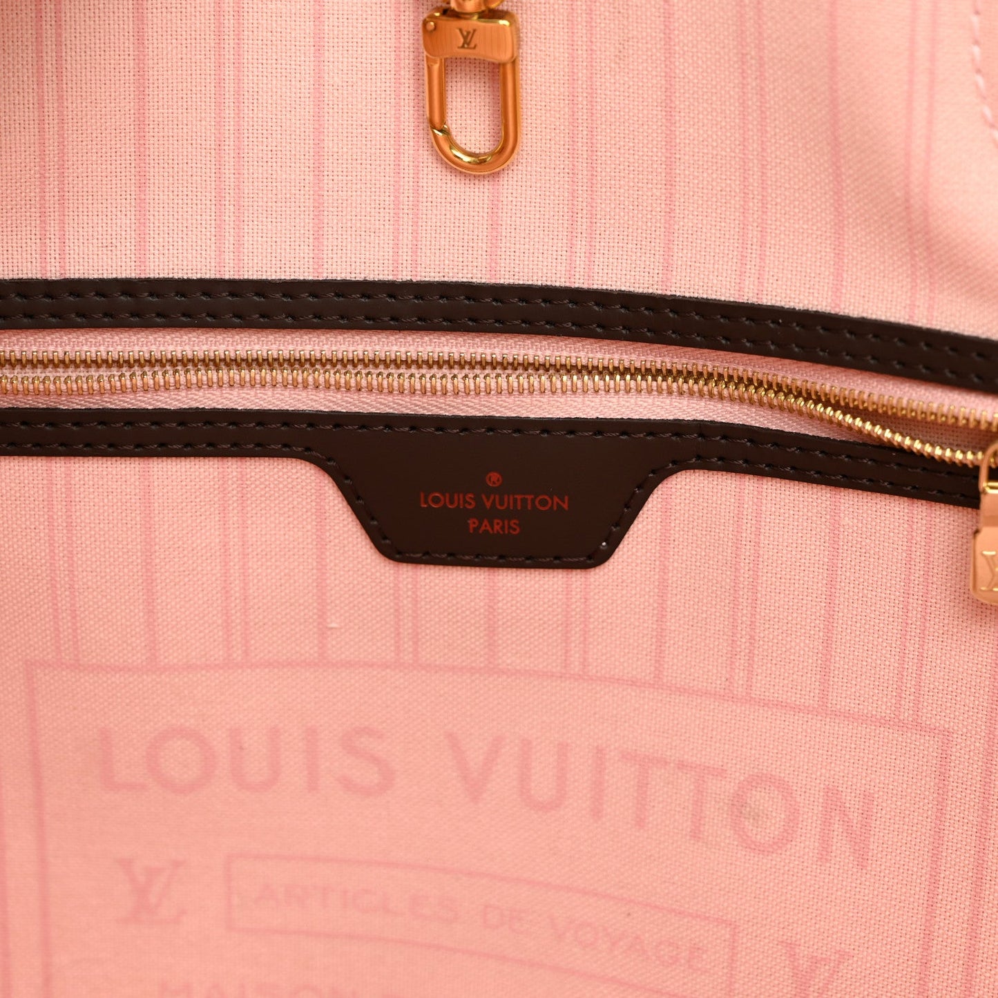 Damier Ebene Neo Neverfull MM Rose Ballerine