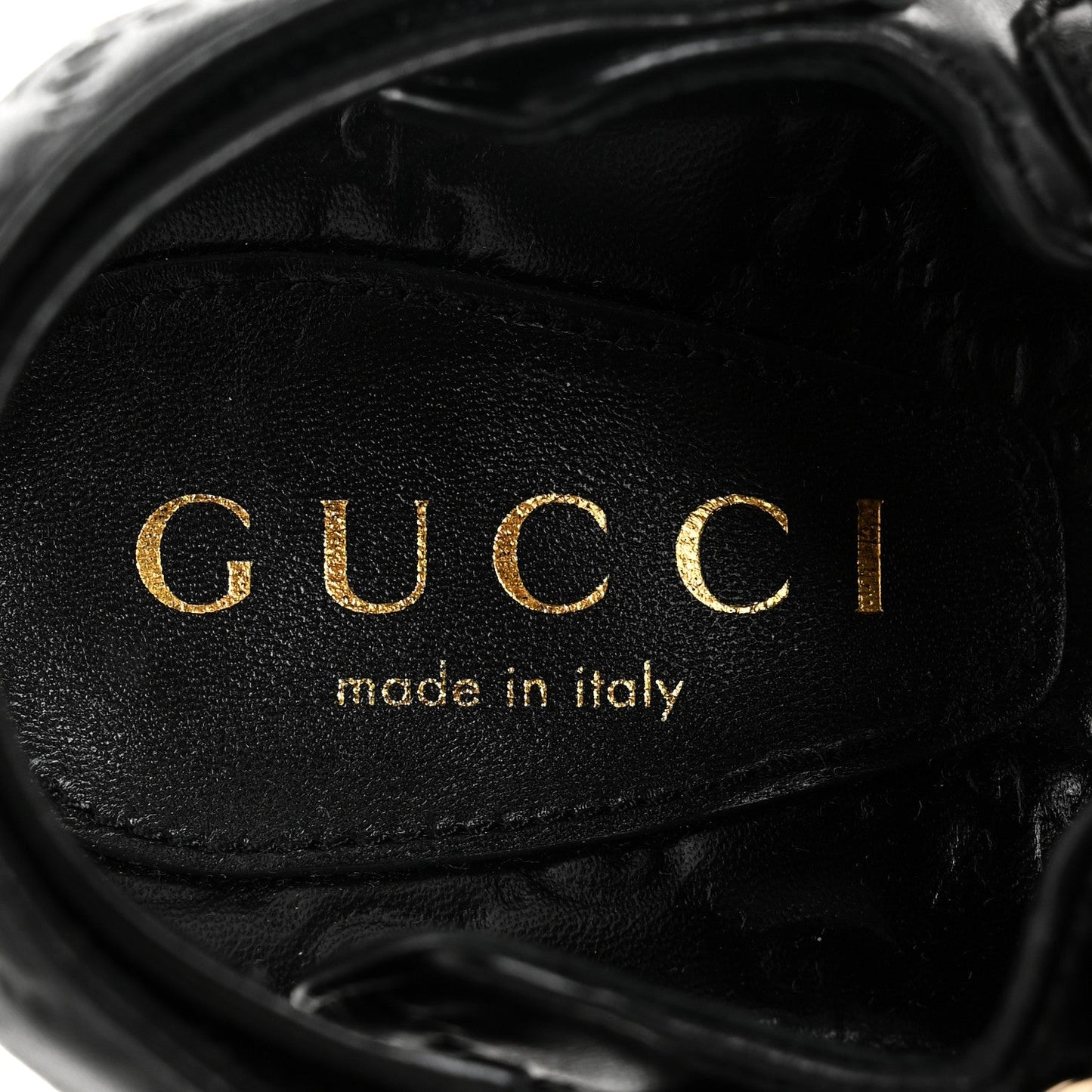 Guccissima GG Embossed Womens Sandals 35 Black