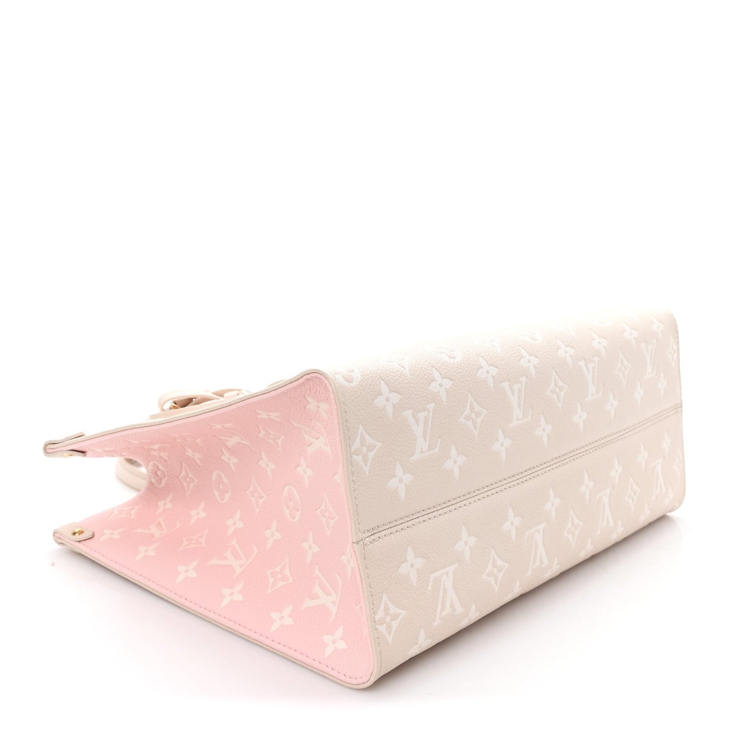 Empreinte Monogram Spring In The City Onthego MM Beige Pink Yellow