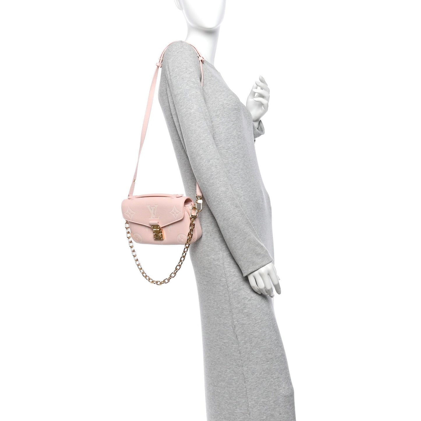 Empreinte Monogram Giant Pochette Metis East West Pink Beige