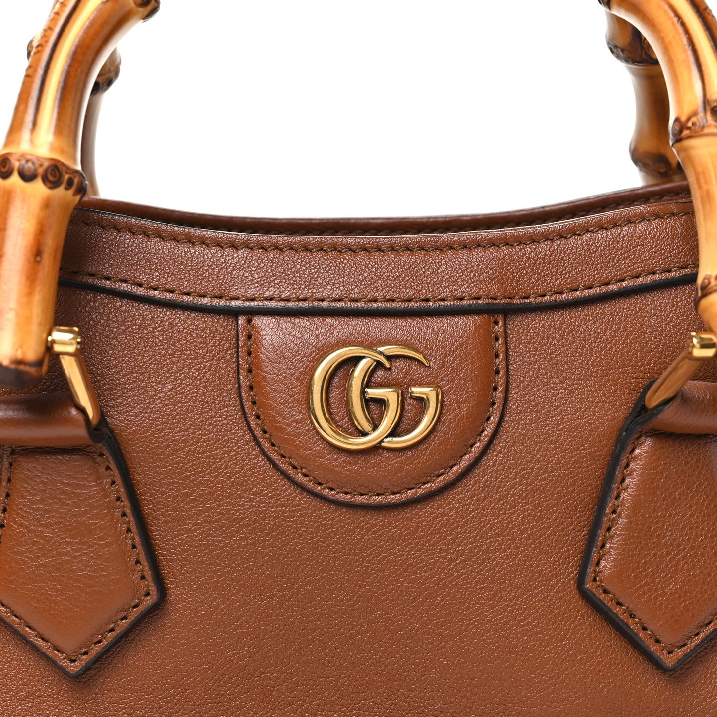 Wonka Grain Calfskin Mini Diana Tote Bag Cuir