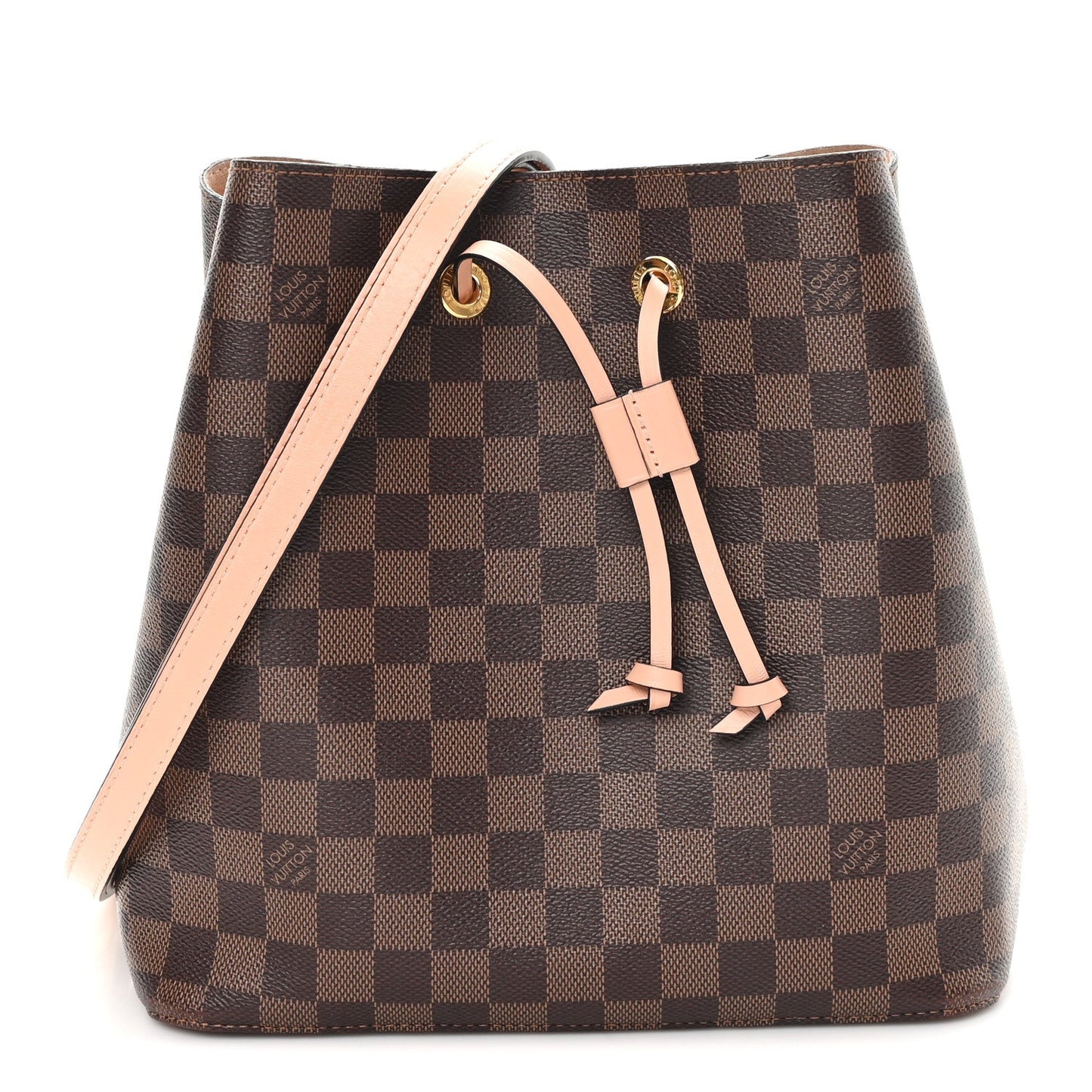 Damier Ebene Neonoe MM Venus Pink