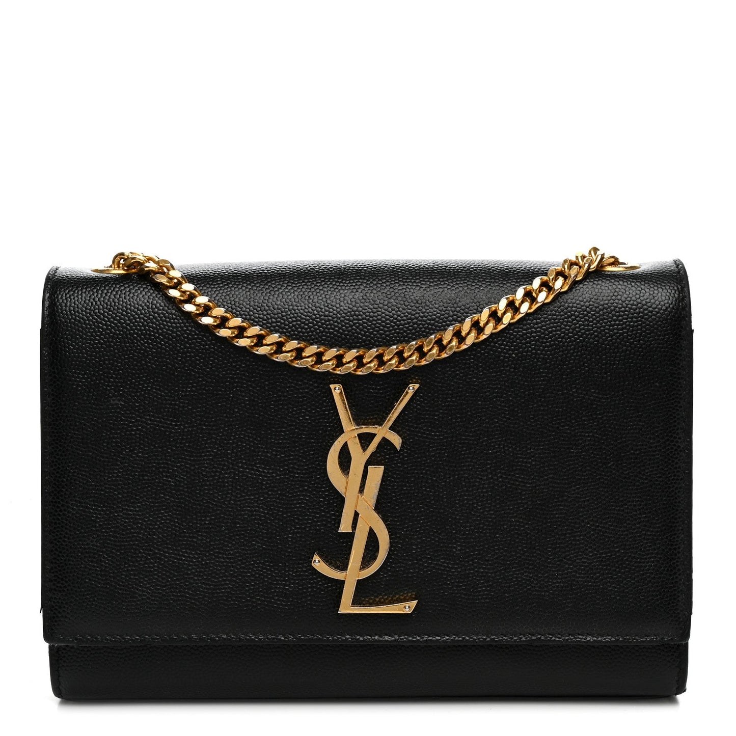 Grain De Poudre Small Monogram Kate Satchel Black