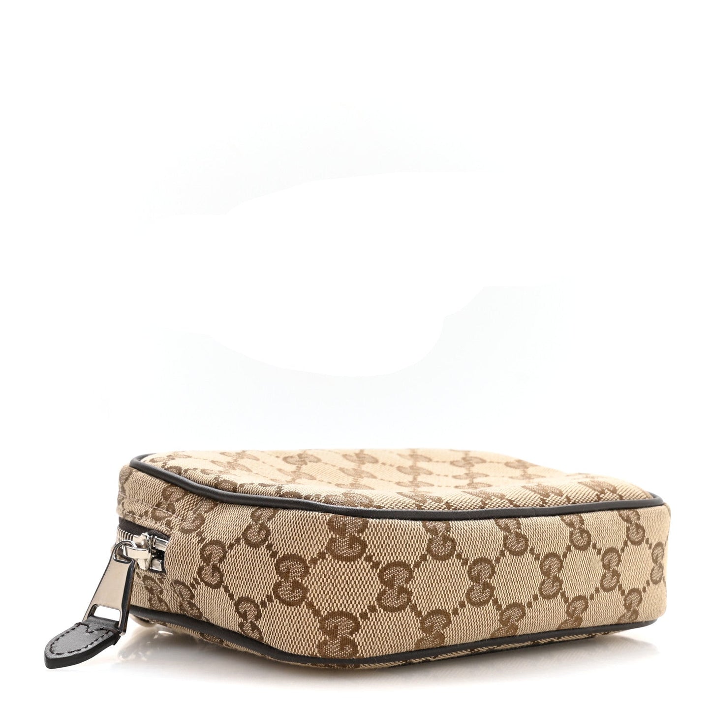 GG Supreme Monogram Calfskin Mini Crossbody Bag Beige Ebony New Acero