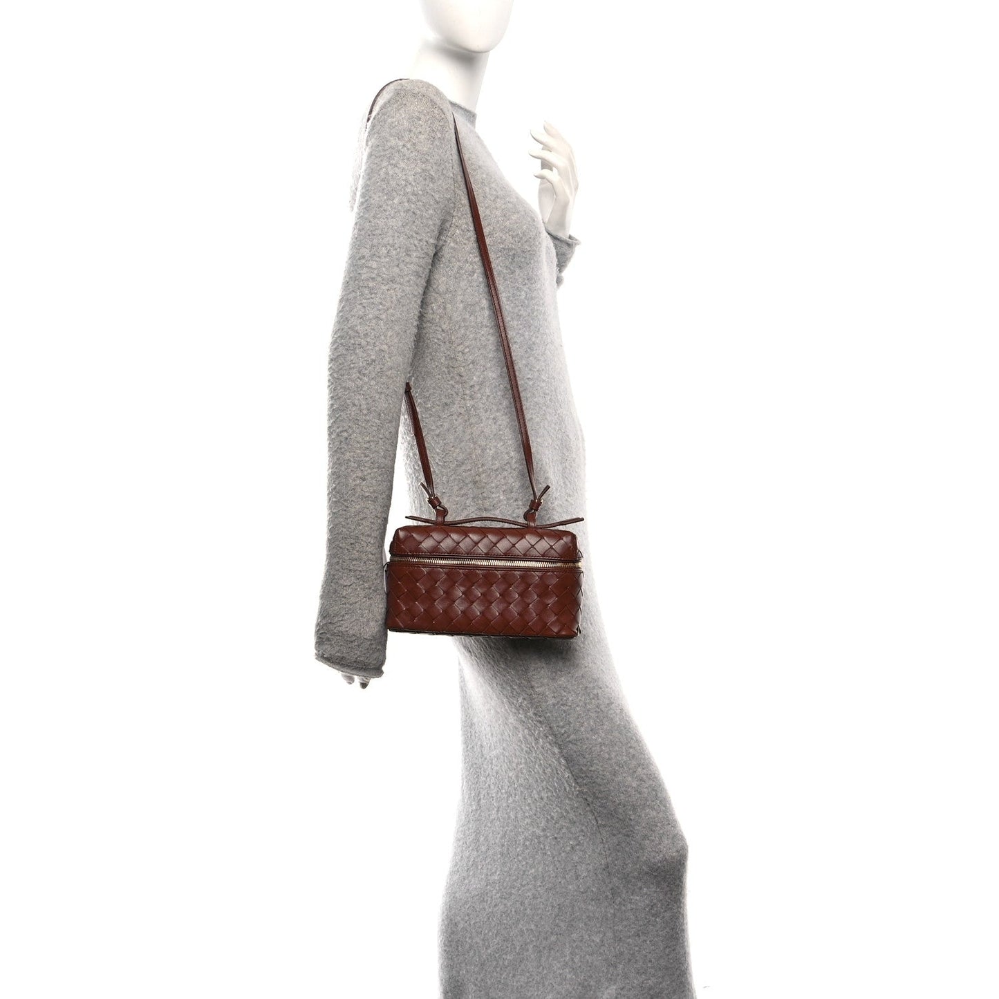 Nappa Intrecciato Bang Bang Vanity Case Sapele