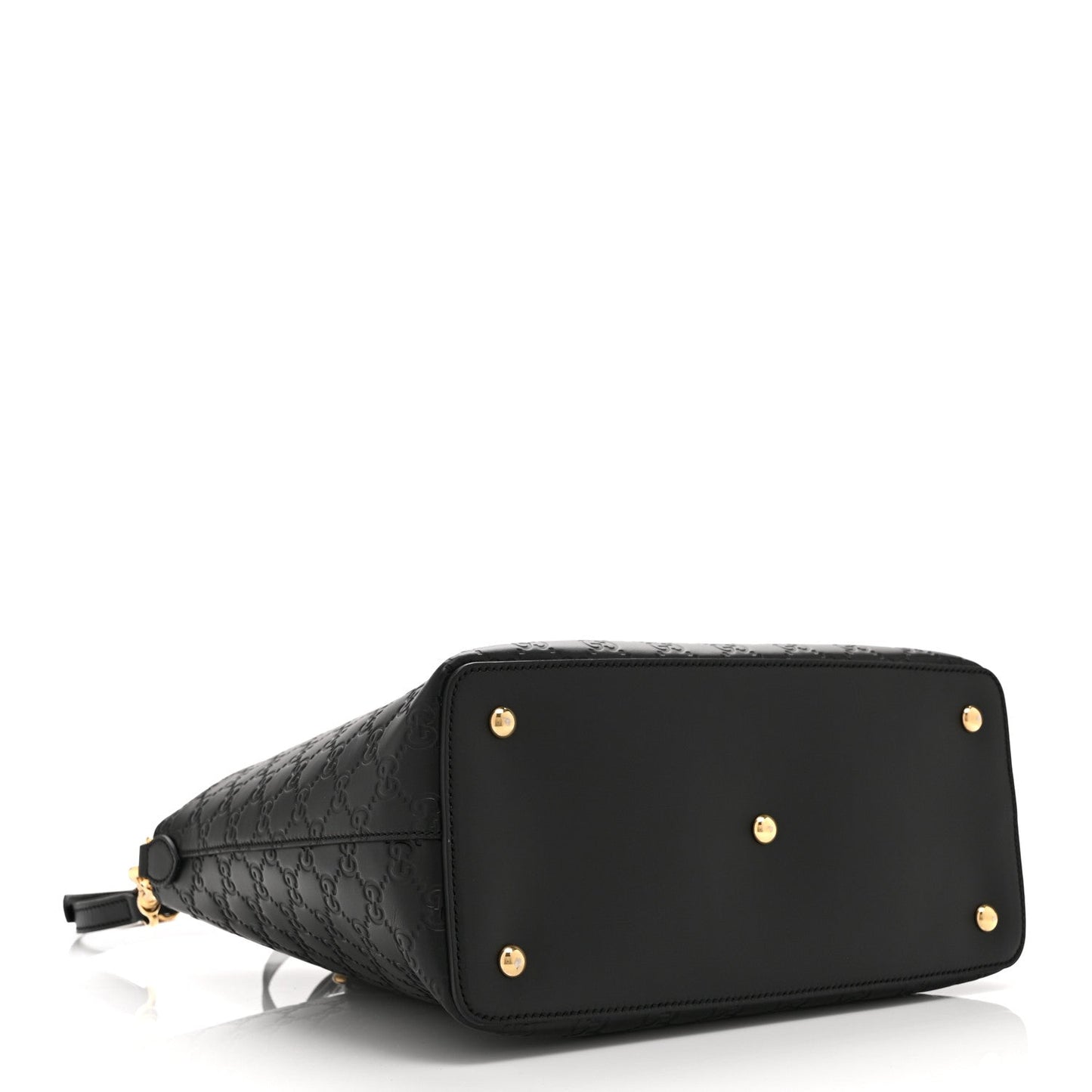 Guccissima Linea A Foldover Tote Black