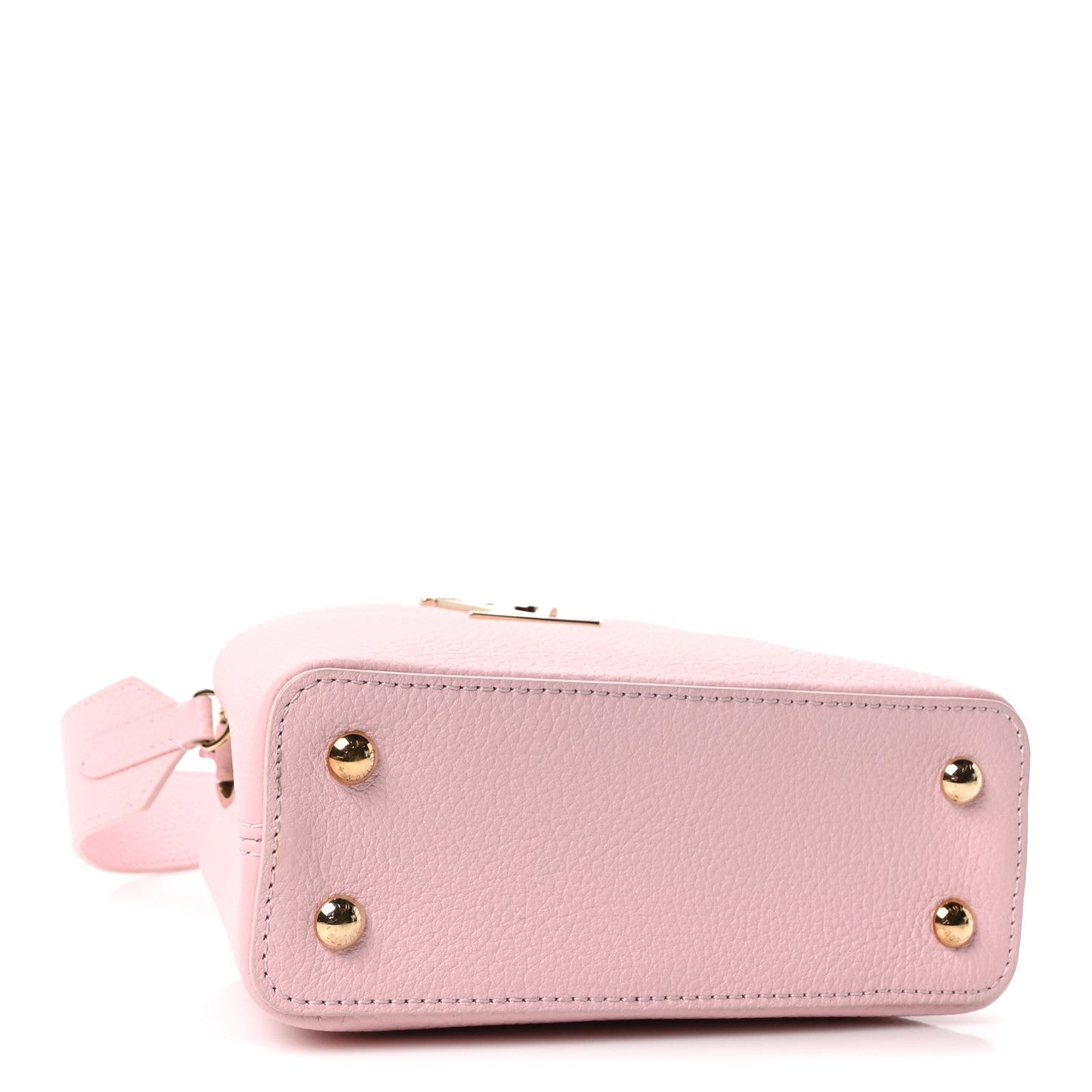 Taurillon Marble Capucines Mini Pink