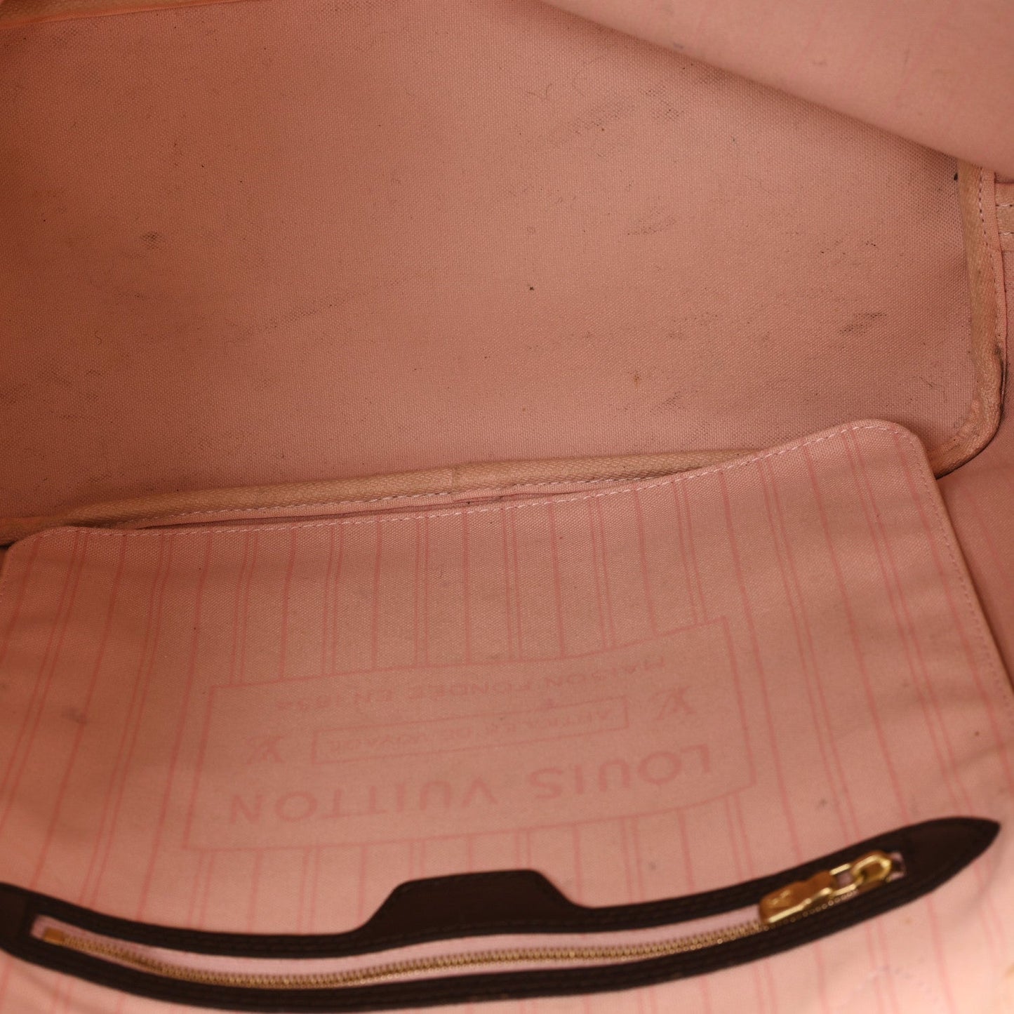 Damier Ebene Neo Neverfull MM Rose Ballerine