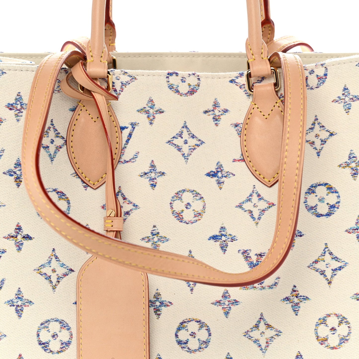 Monogram Jacquard Nautical Onthego MM Multicolor Beige