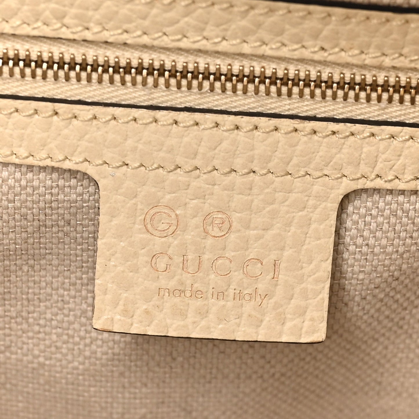 Dollar Calfskin Medium Soho Top Handle Satchel Ivoire