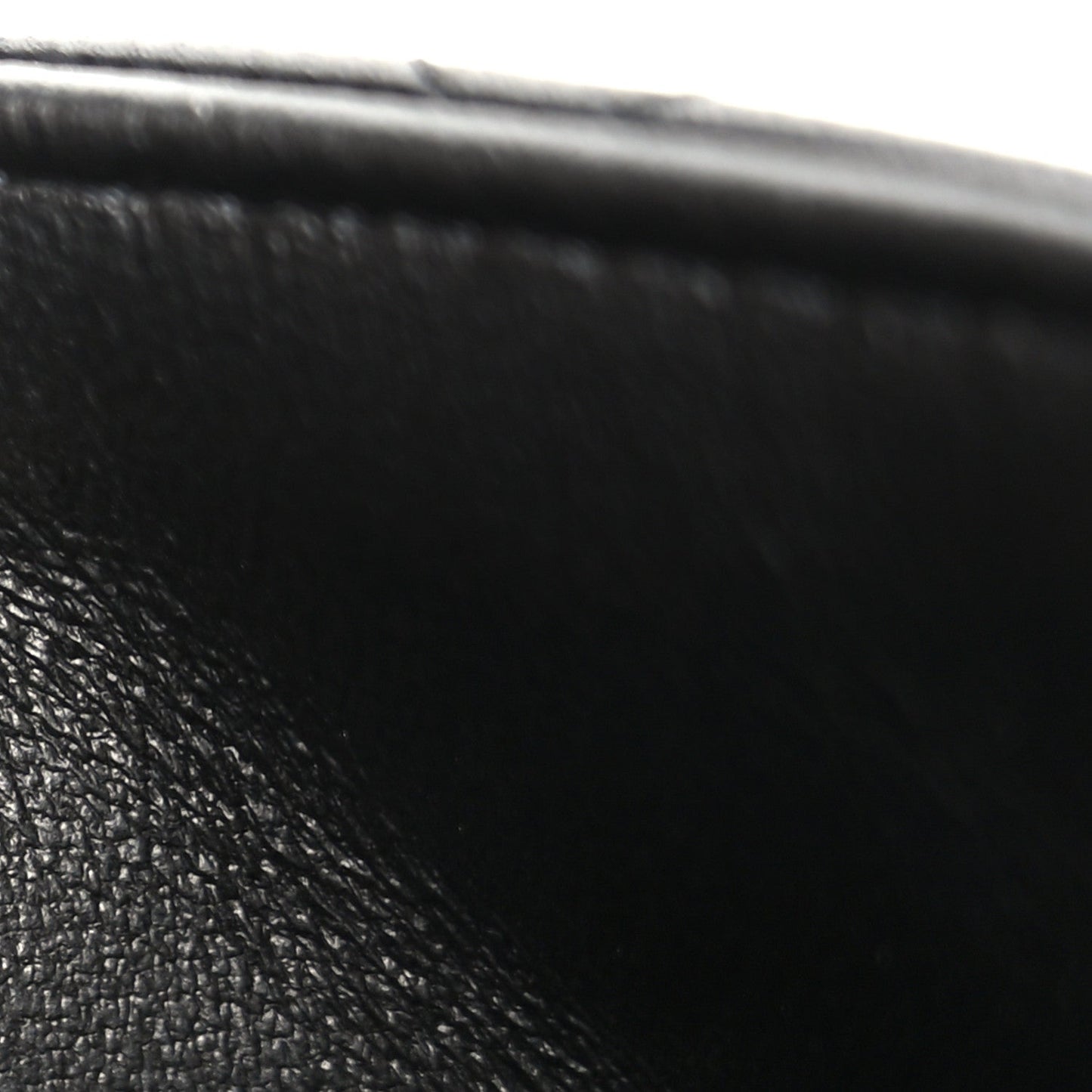 Lambskin Quilted Mini Square Flap Black