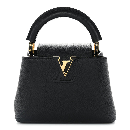 Taurillon Mini Capucines Black