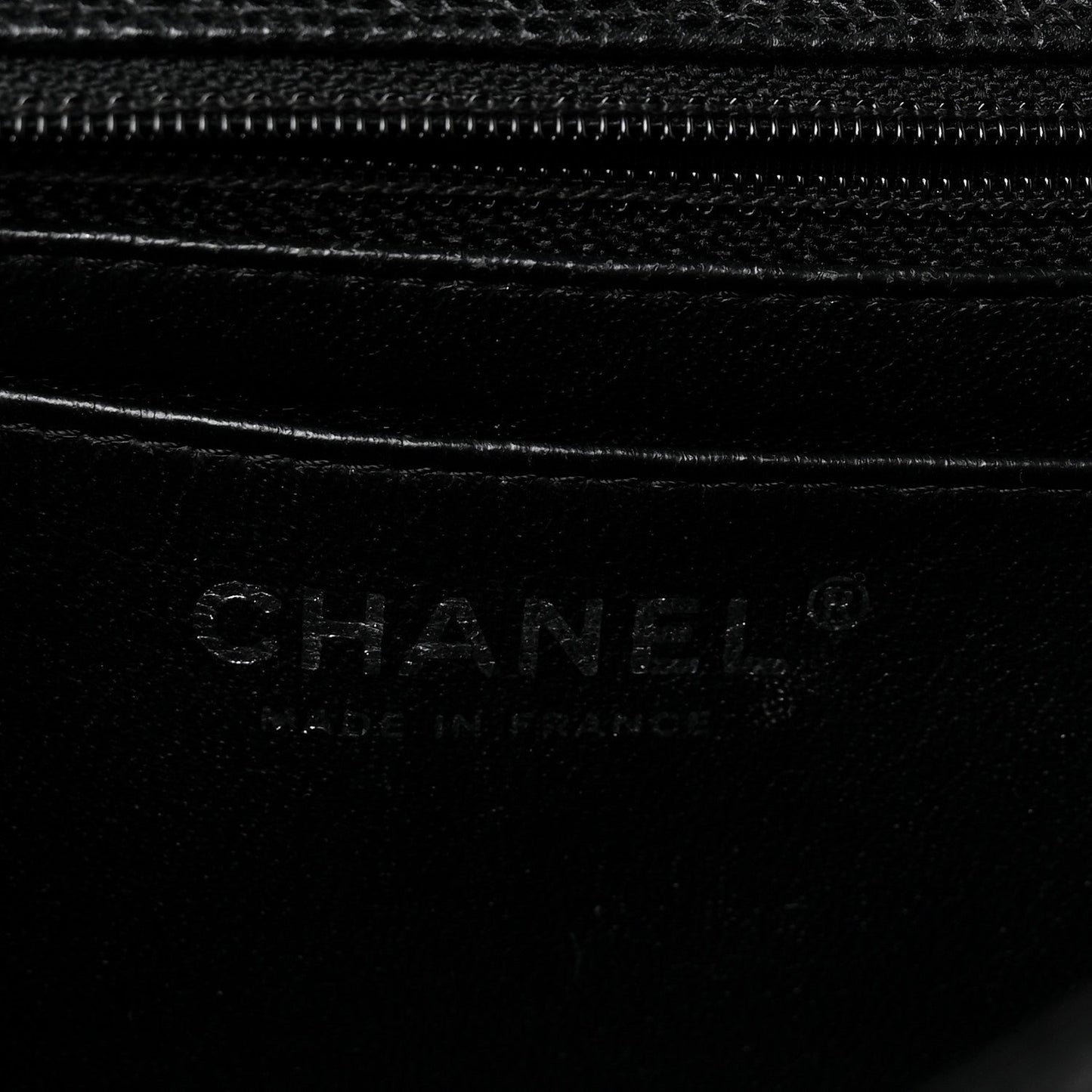 Caviar Quilted Mini Square Flap Black