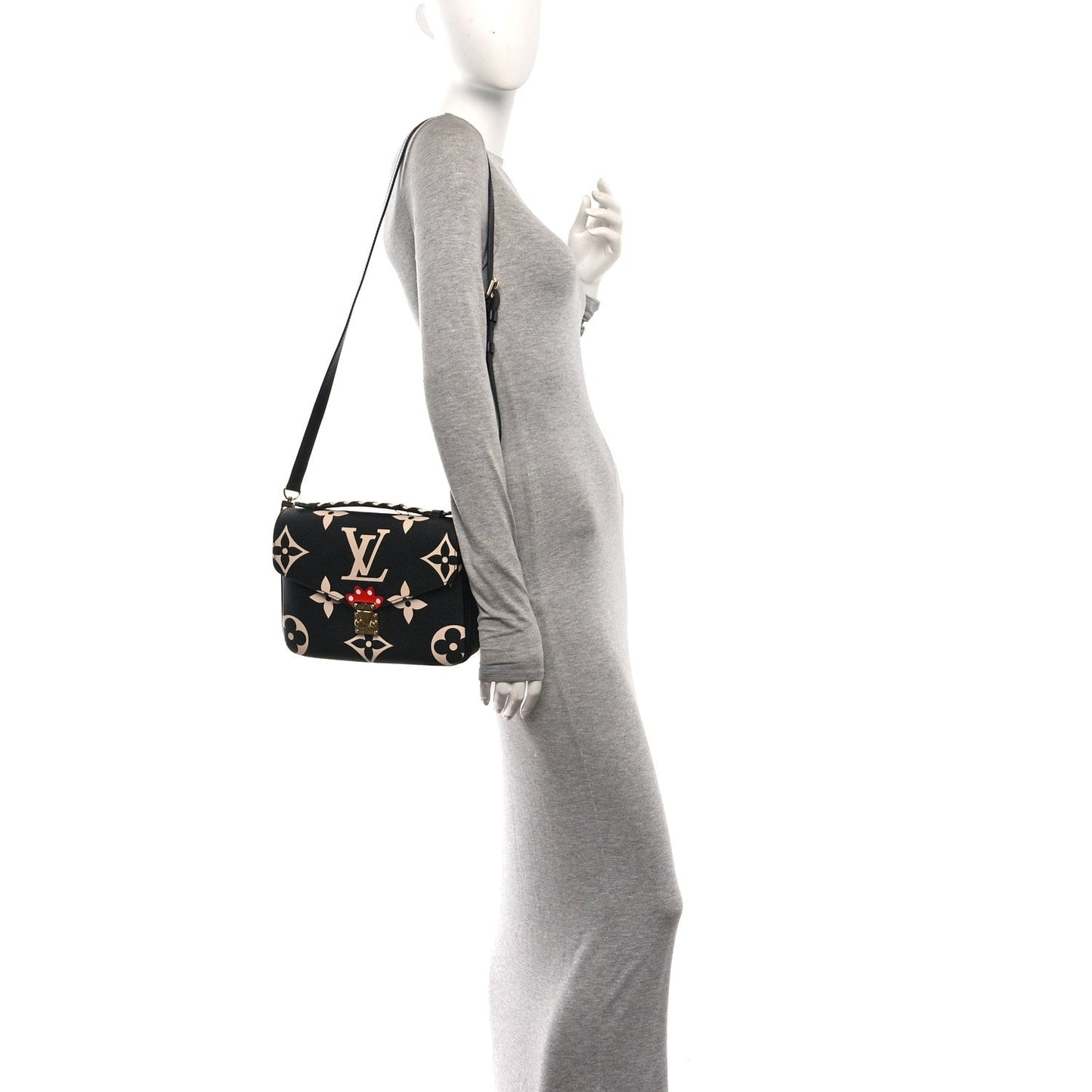 Empreinte Monogram Giant Crafty Pochette Metis Black Creme