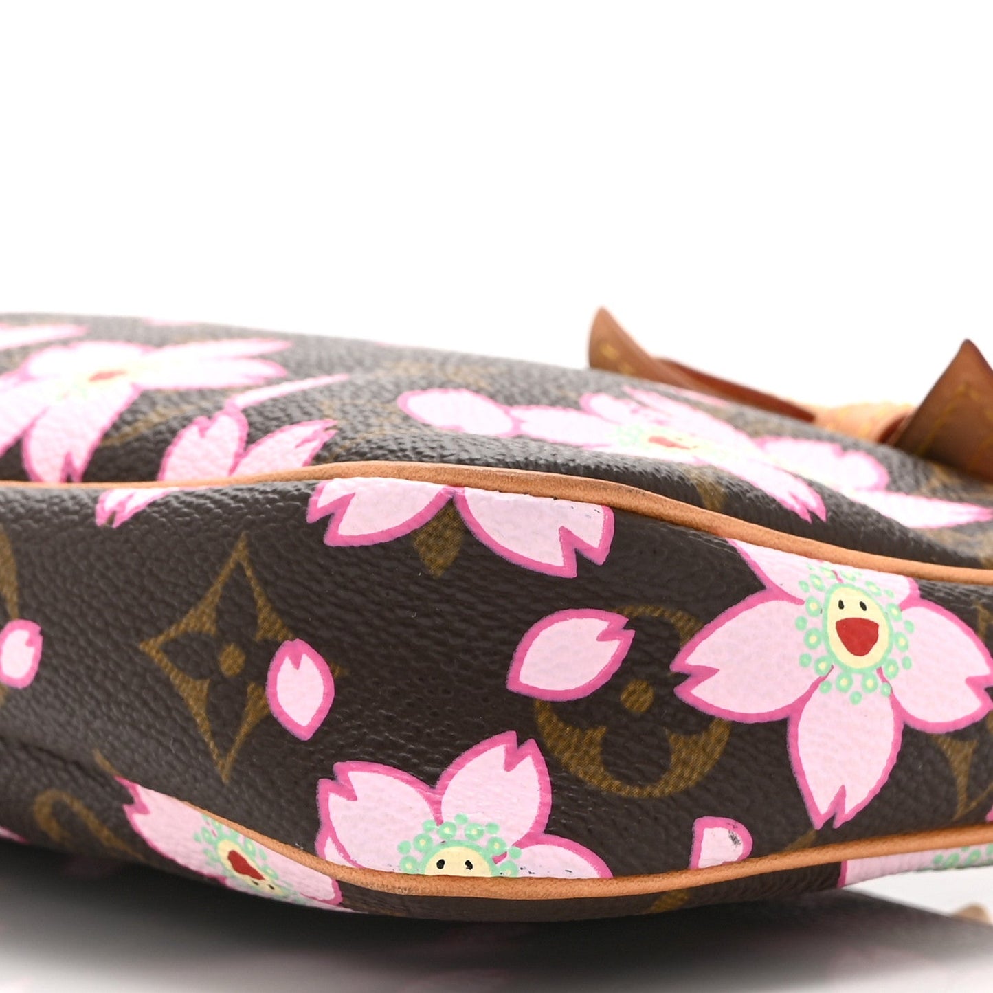 Monogram Cherry Blossom Pochette Accessories Brown
